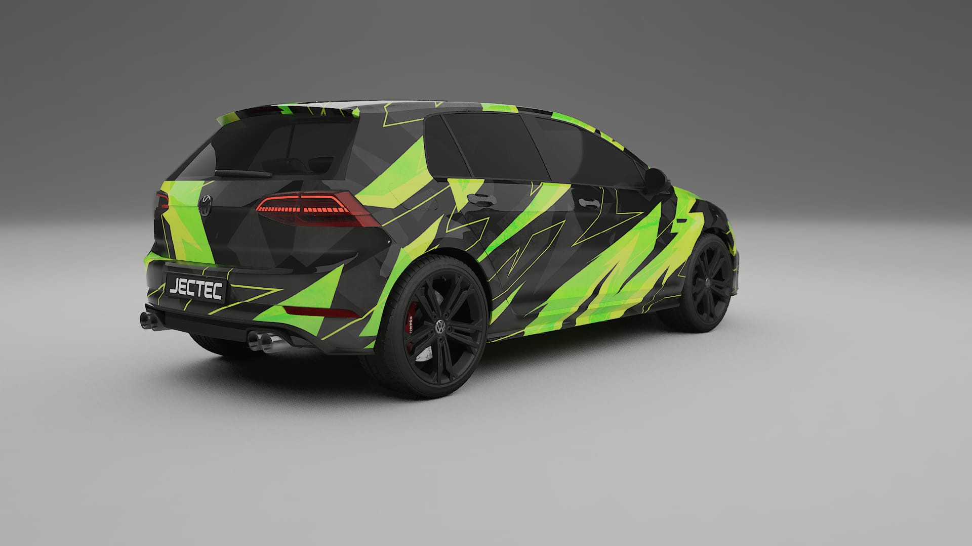 VW Golf Mk7 NINJA TURTLES – Designový Wrap PPF Fólie na auto - tisknutelný polyuretan