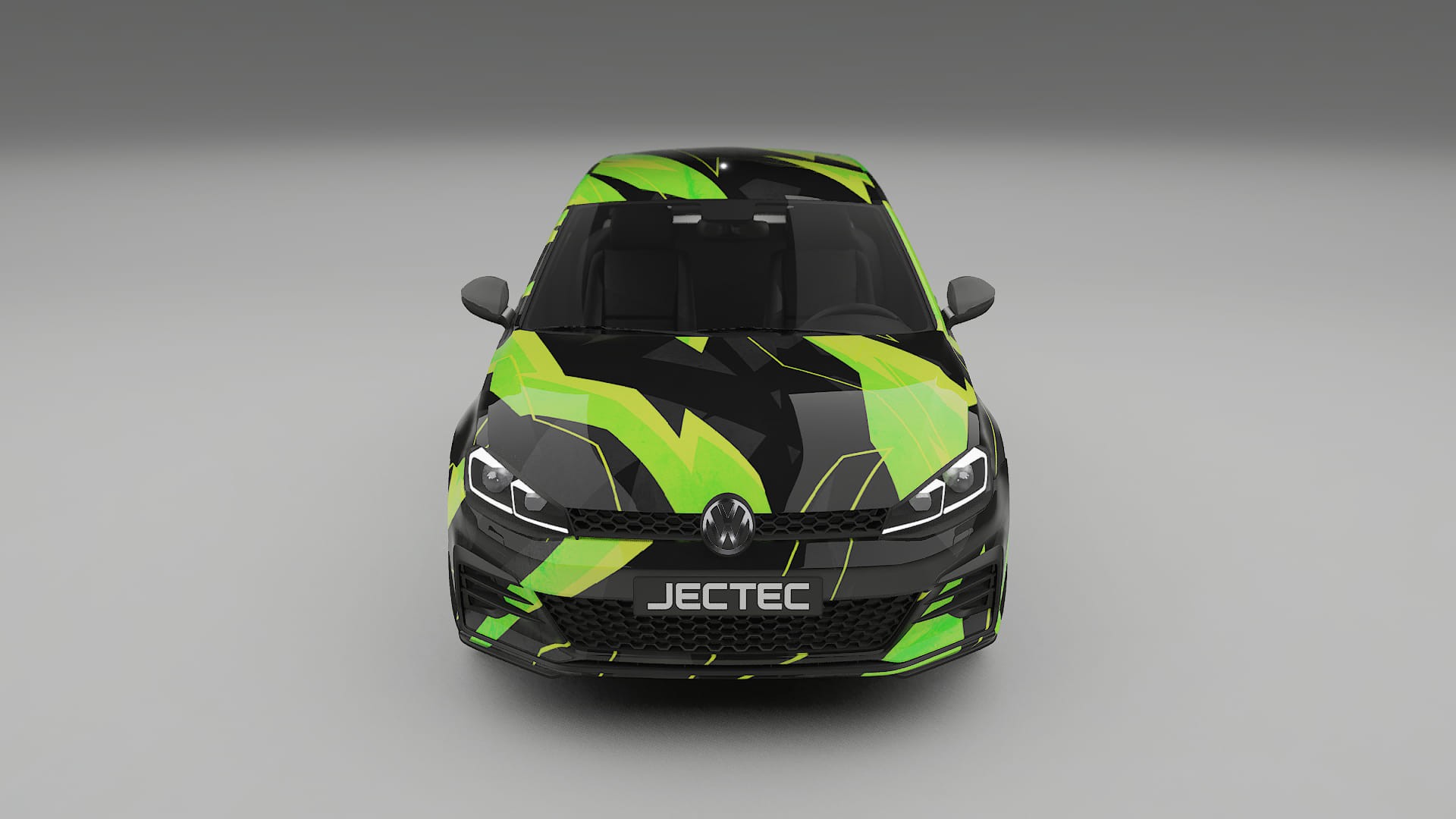 VW Golf Mk7 NINJA TURTLES – Designový Wrap PPF Fólie na auto - tisknutelný polyuretan