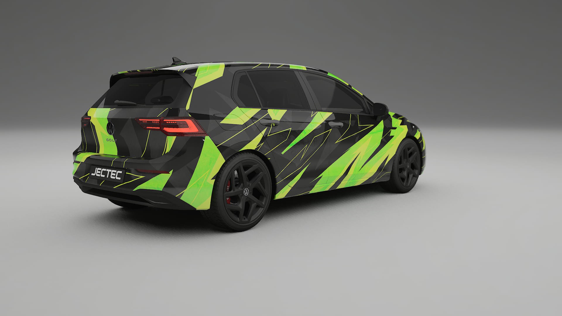VW Golf Mk8 NINJA TURTLES – Designový Wrap PPF Fólie na auto - tisknutelný polyuretan