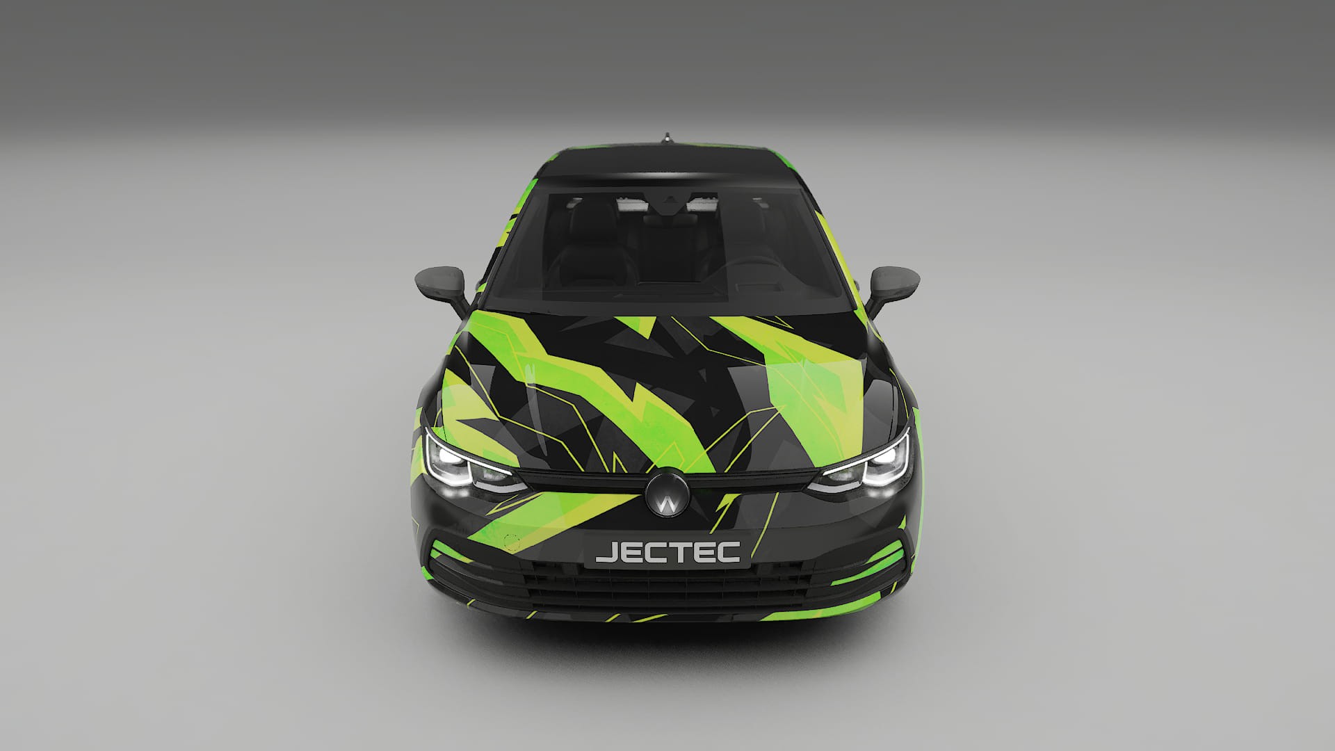 VW Golf Mk8 NINJA TURTLES – Designový Wrap PPF Fólie na auto - tisknutelný polyuretan