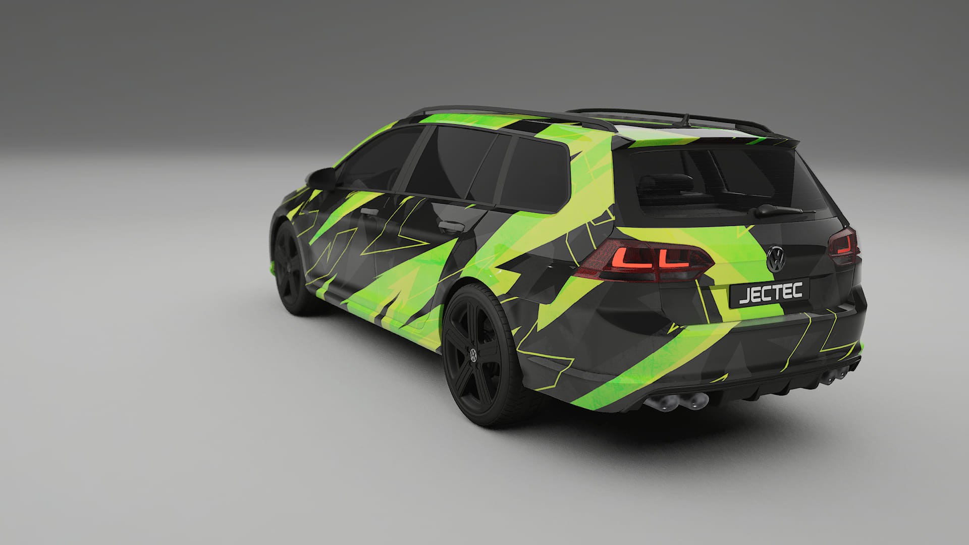 VW Golf Variant Mk7 NINJA TURTLES – Designový Wrap PPF Fólie na auto - tisknutelný polyuretan