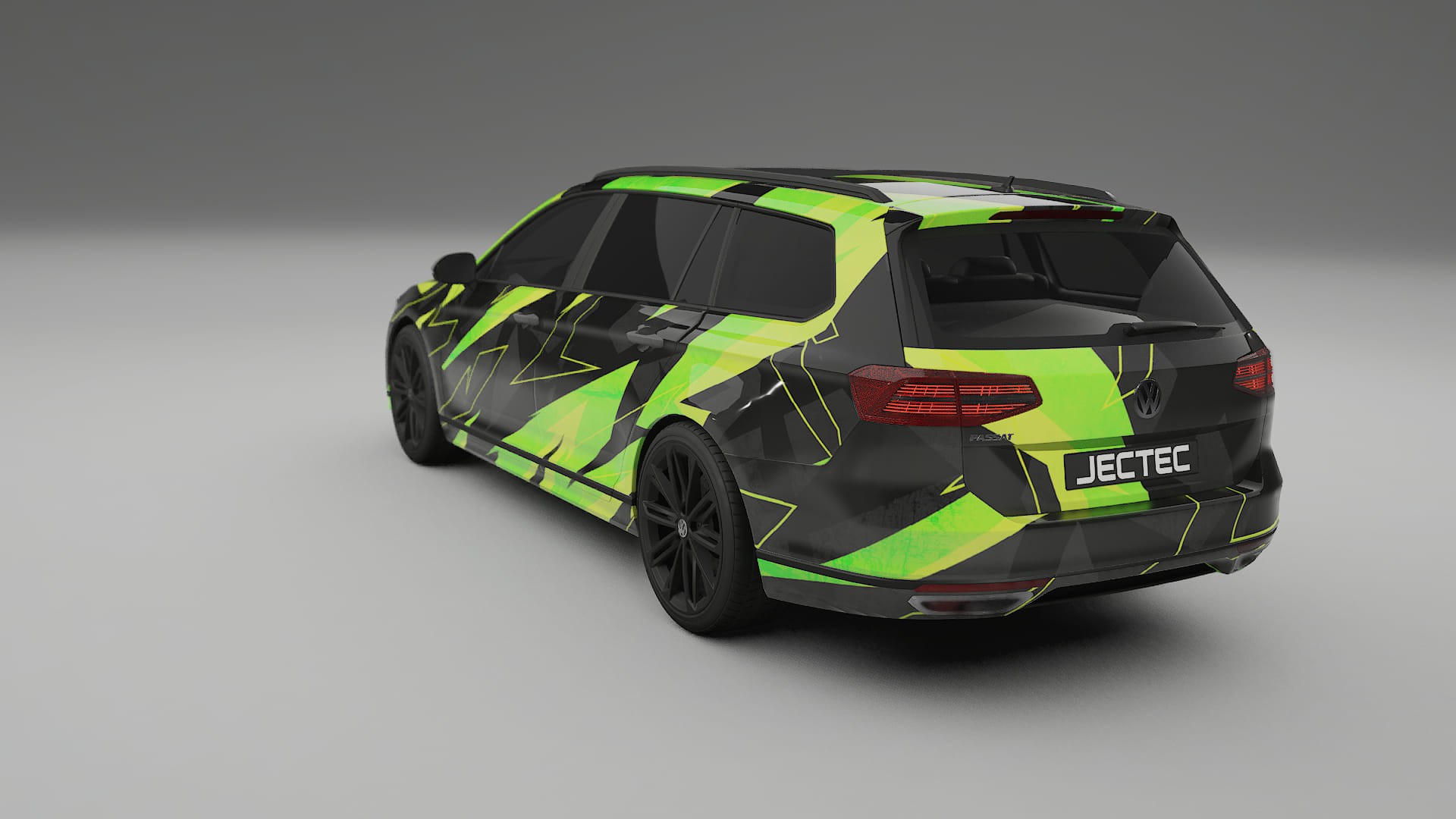 VW Passat VariantR B8 NINJA TURTLES – Designový Wrap PPF Fólie na auto - tisknutelný polyuretan