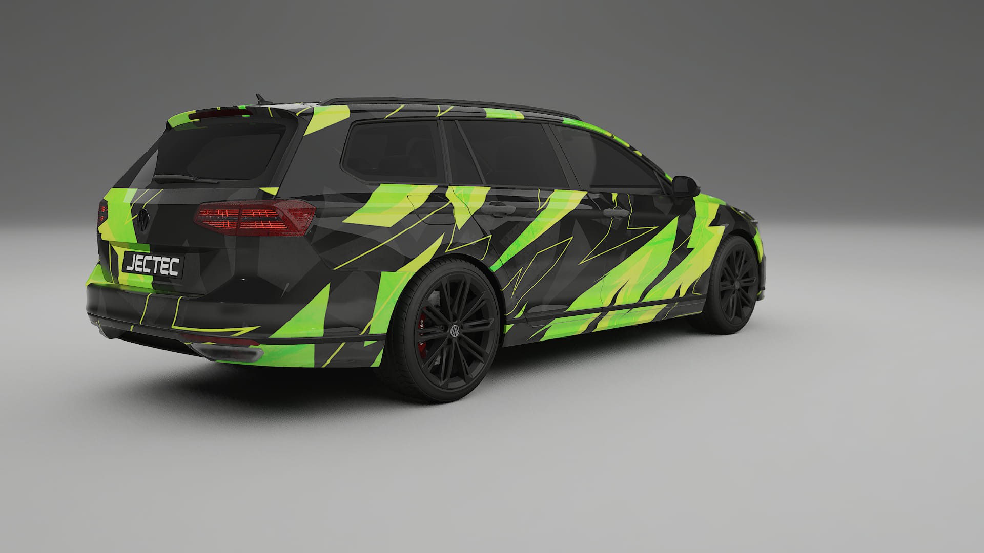 VW Passat VariantR B8 NINJA TURTLES – Designový Wrap PPF Fólie na auto - tisknutelný polyuretan