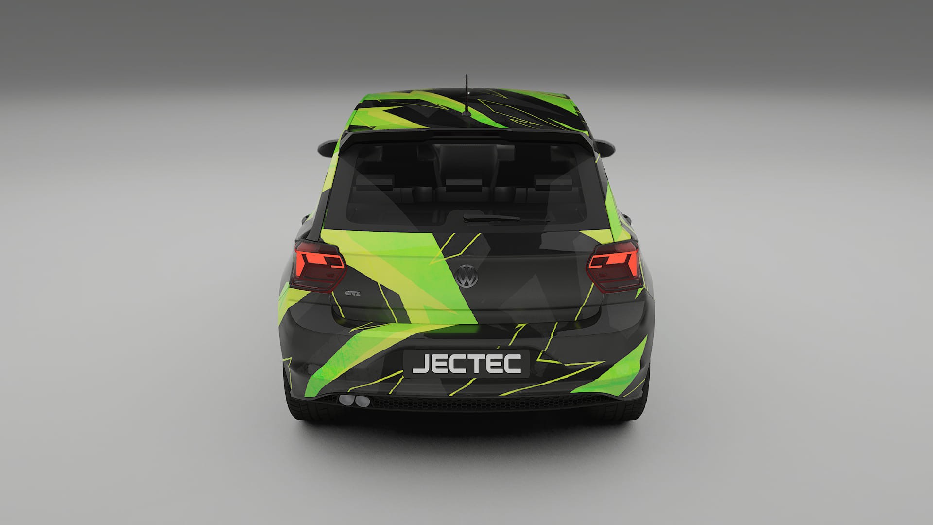 VW Polo GTI VI NINJA TURTLES – Designový Wrap PPF Fólie na auto - tisknutelný polyuretan