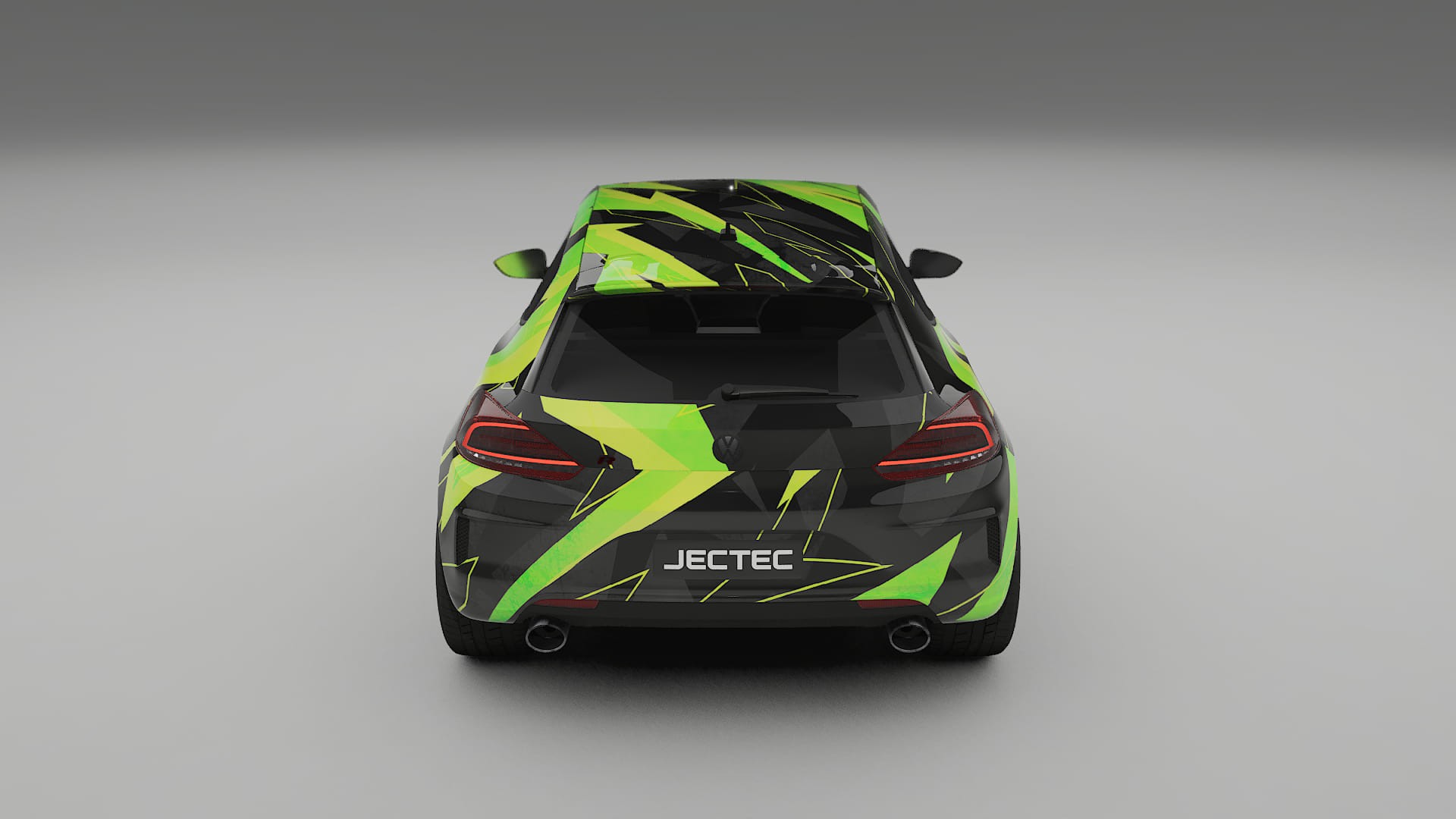 VW Scirocco R III NINJA TURTLES – Designový Wrap PPF Fólie na auto - tisknutelný polyuretan