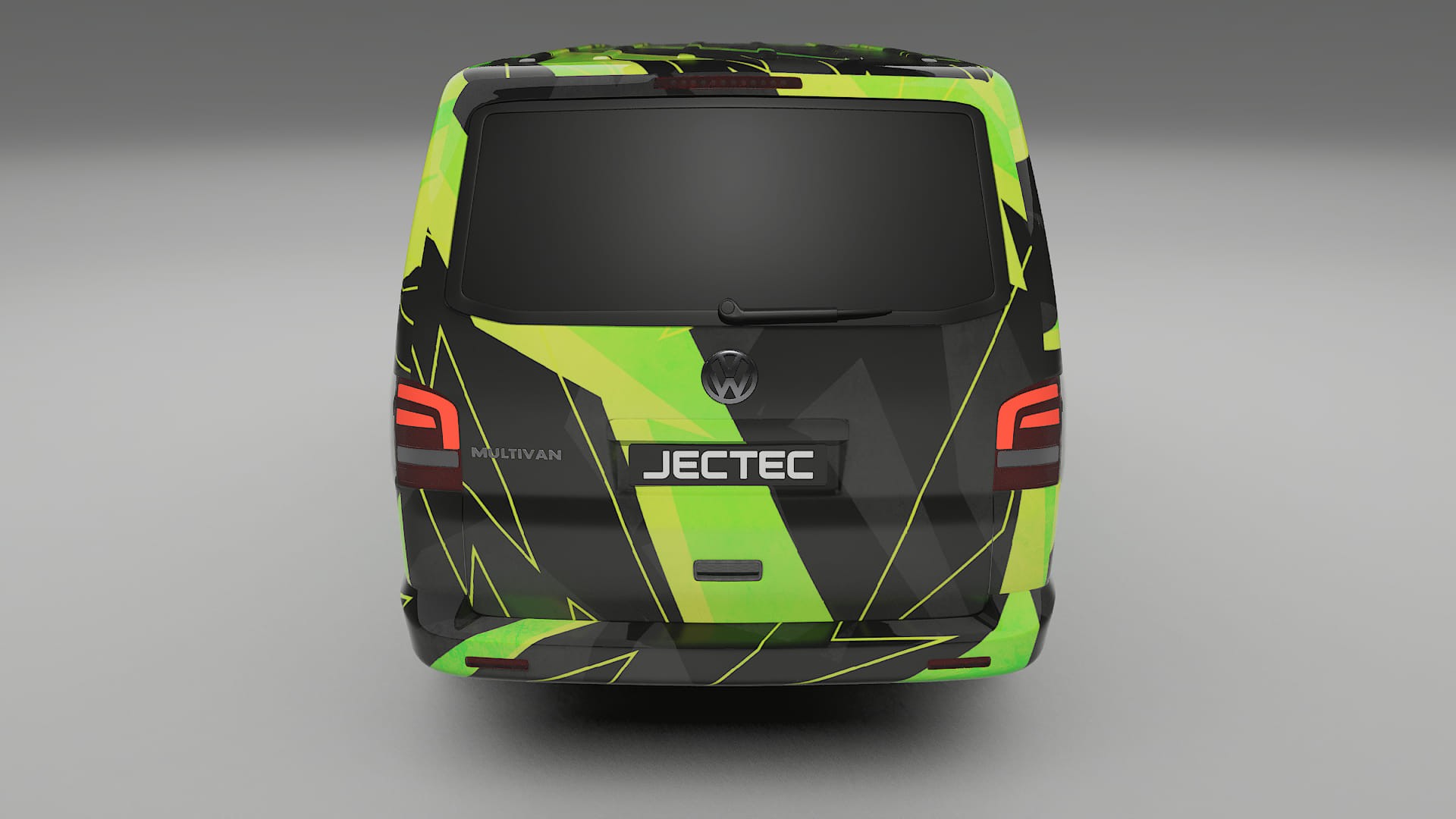 VW Transporter T5 Caravelle NINJA TURTLES – Designový Wrap PPF Fólie na auto - tisknutelný polyuretan