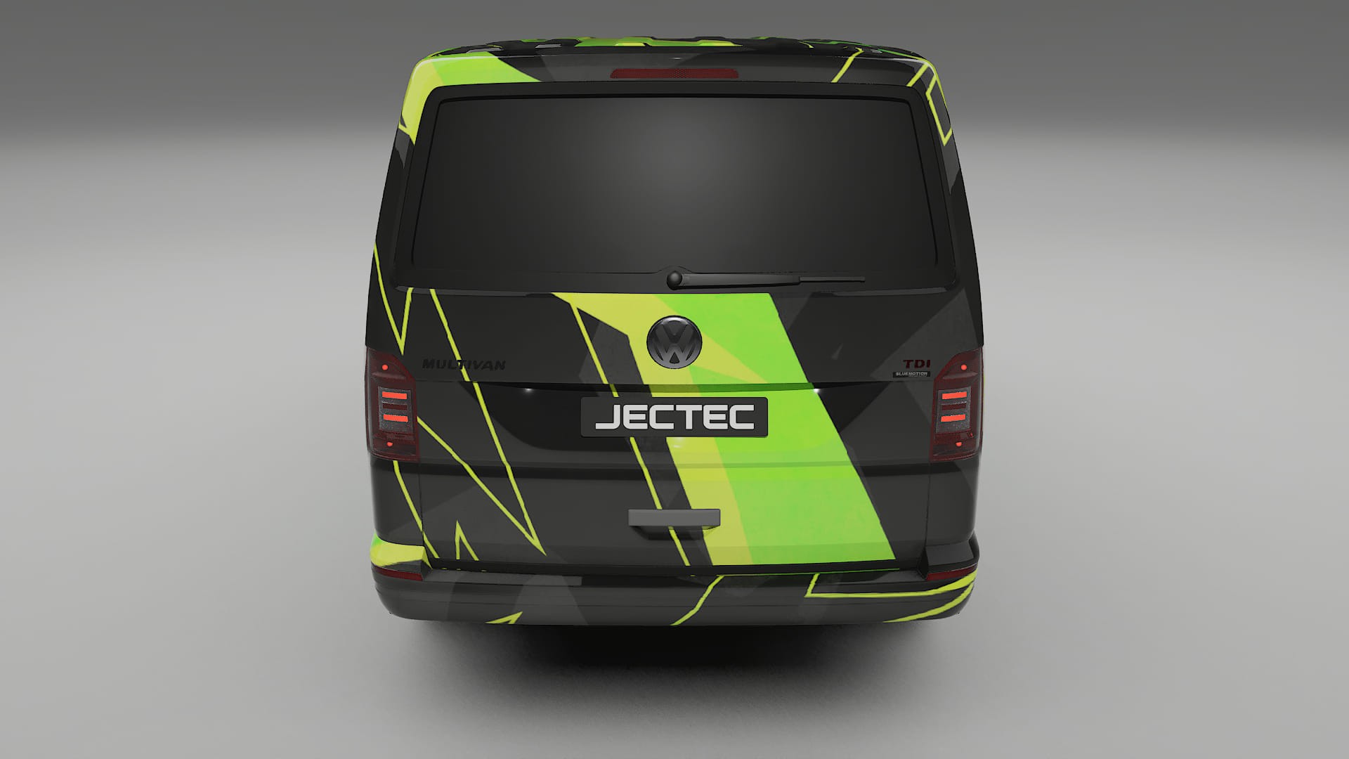 VW Transporter T6 Multivan NINJA TURTLES – Designový Wrap PPF Fólie na auto - tisknutelný polyuretan