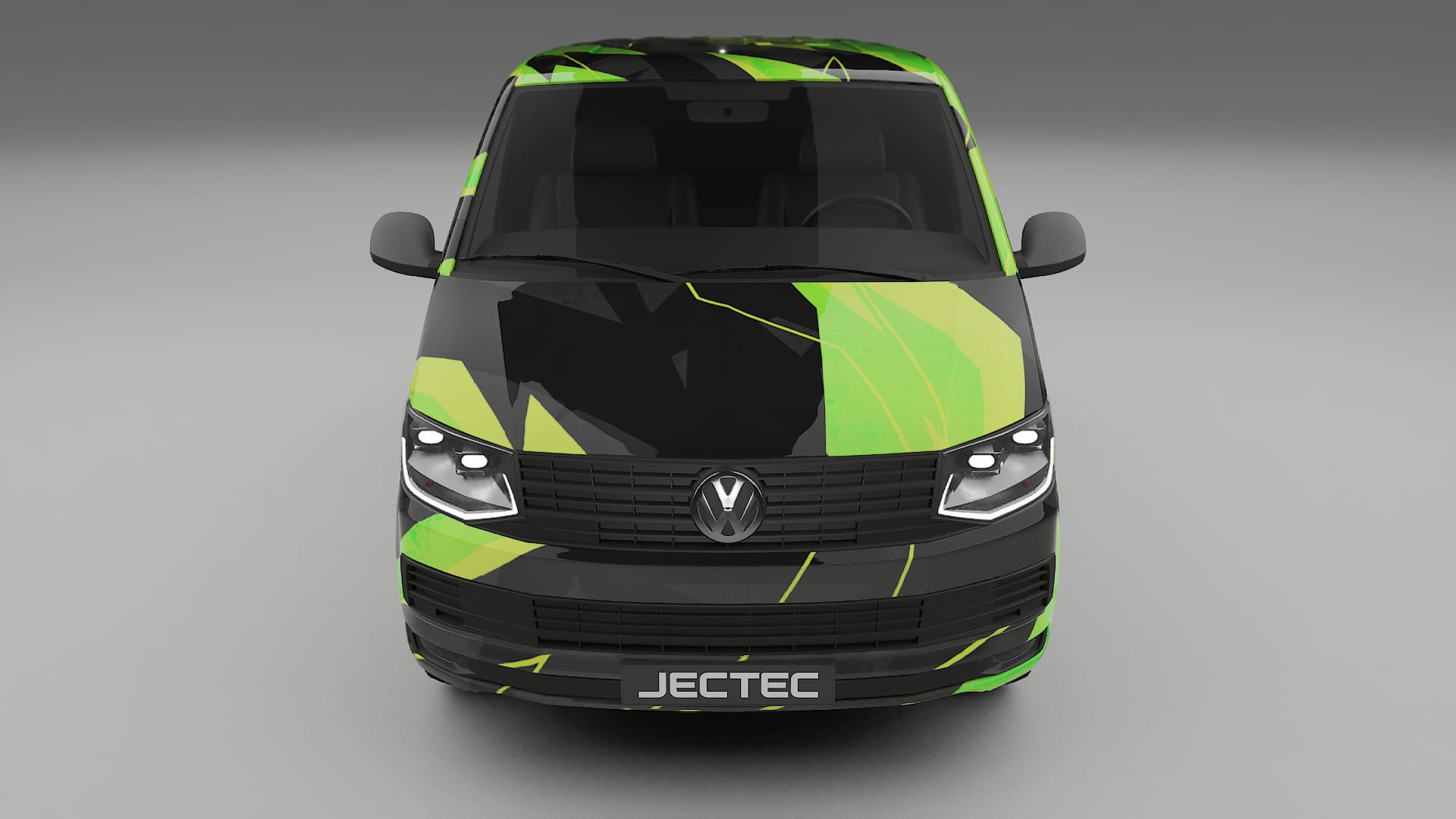 VW Transporter T6 Multivan NINJA TURTLES – Designový Wrap PPF Fólie na auto - tisknutelný polyuretan