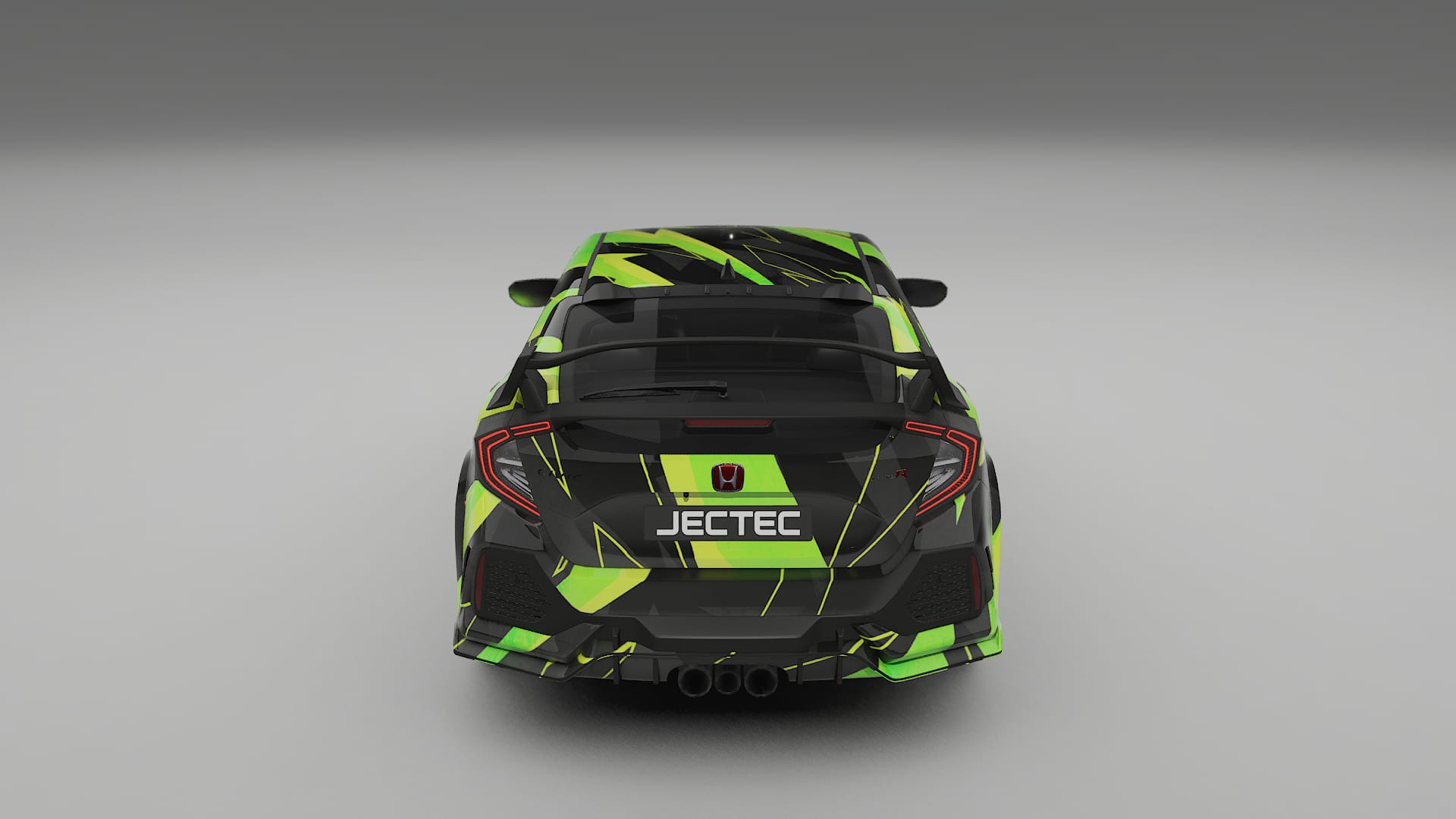 Honda Civic Type-R NINJA TURTLES – Designový Wrap PPF Fólie na auto - tisknutelný polyuretan