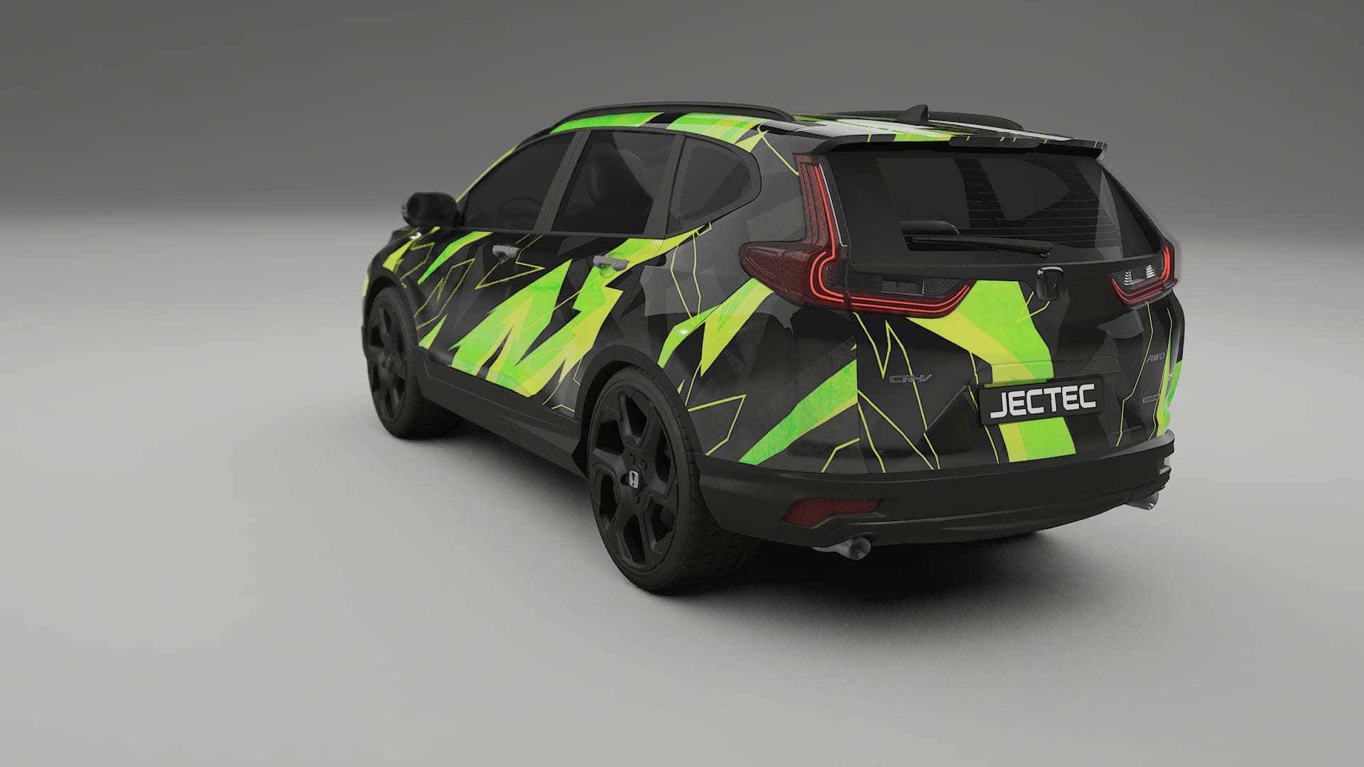 Honda CRV Touring prefacelift NINJA TURTLES – Designový Wrap PPF Fólie na auto - tisknutelný polyuretan