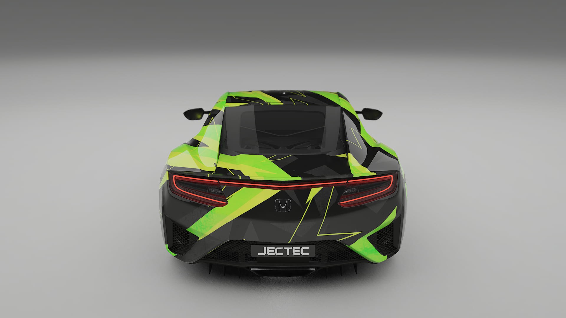 Honda NSX prefacelift NINJA TURTLES – Designový Wrap PPF Fólie na auto - tisknutelný polyuretan