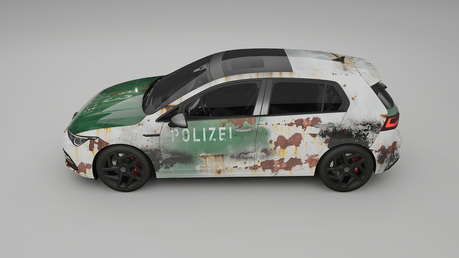 VW Golf Mk8 COBRA 11 – Designový Wrap PPF Fólie na auto - tisknutelný polyuretan
