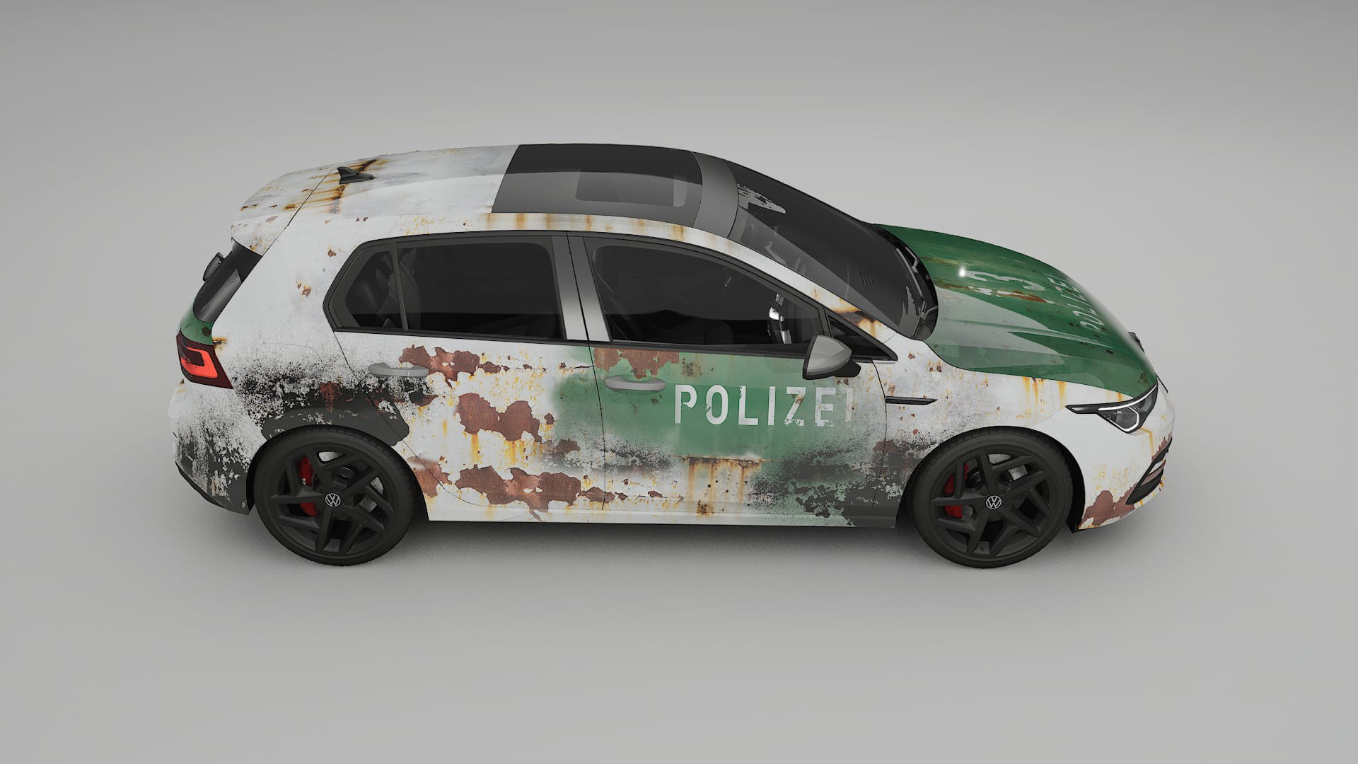 VW Golf Mk8 COBRA 11 – Designový Wrap PPF Fólie na auto - tisknutelný polyuretan