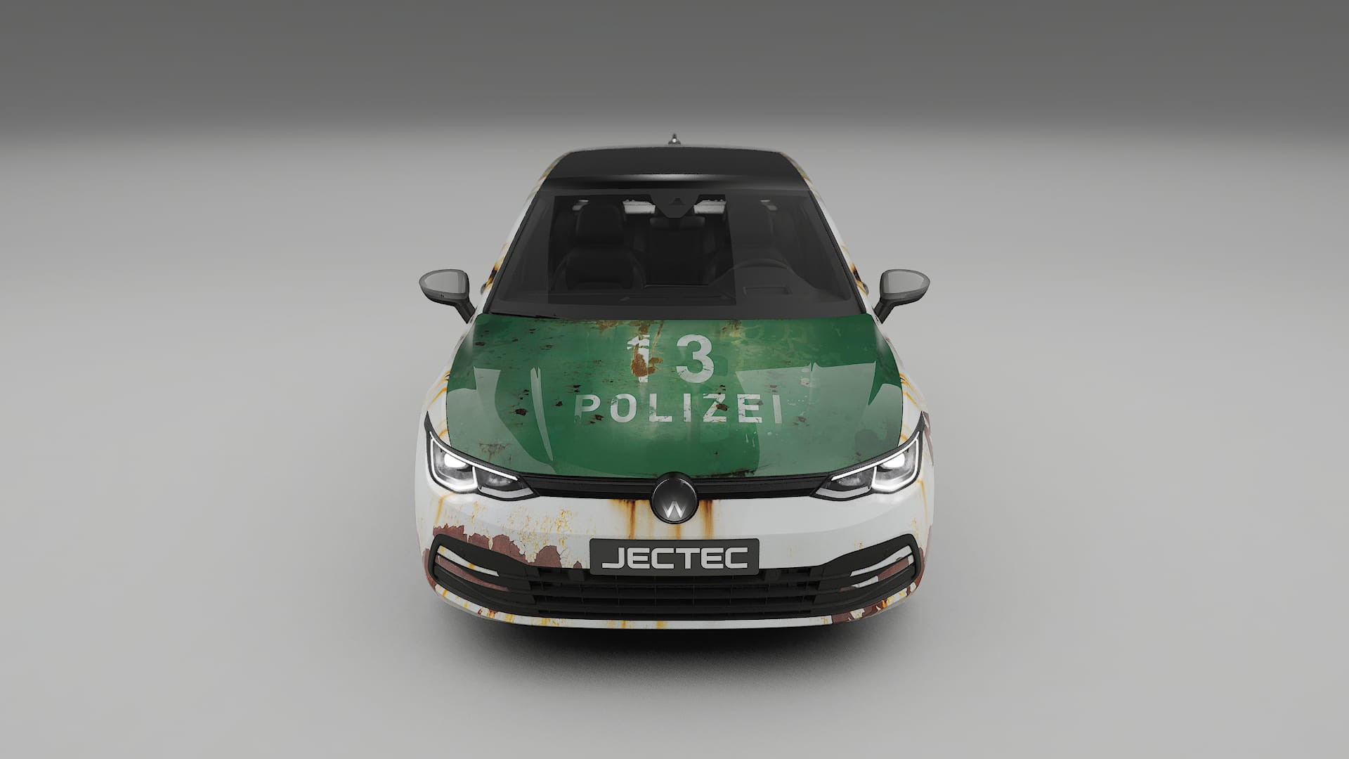 VW Golf Mk8 COBRA 11 – Designový Wrap PPF Fólie na auto - tisknutelný polyuretan