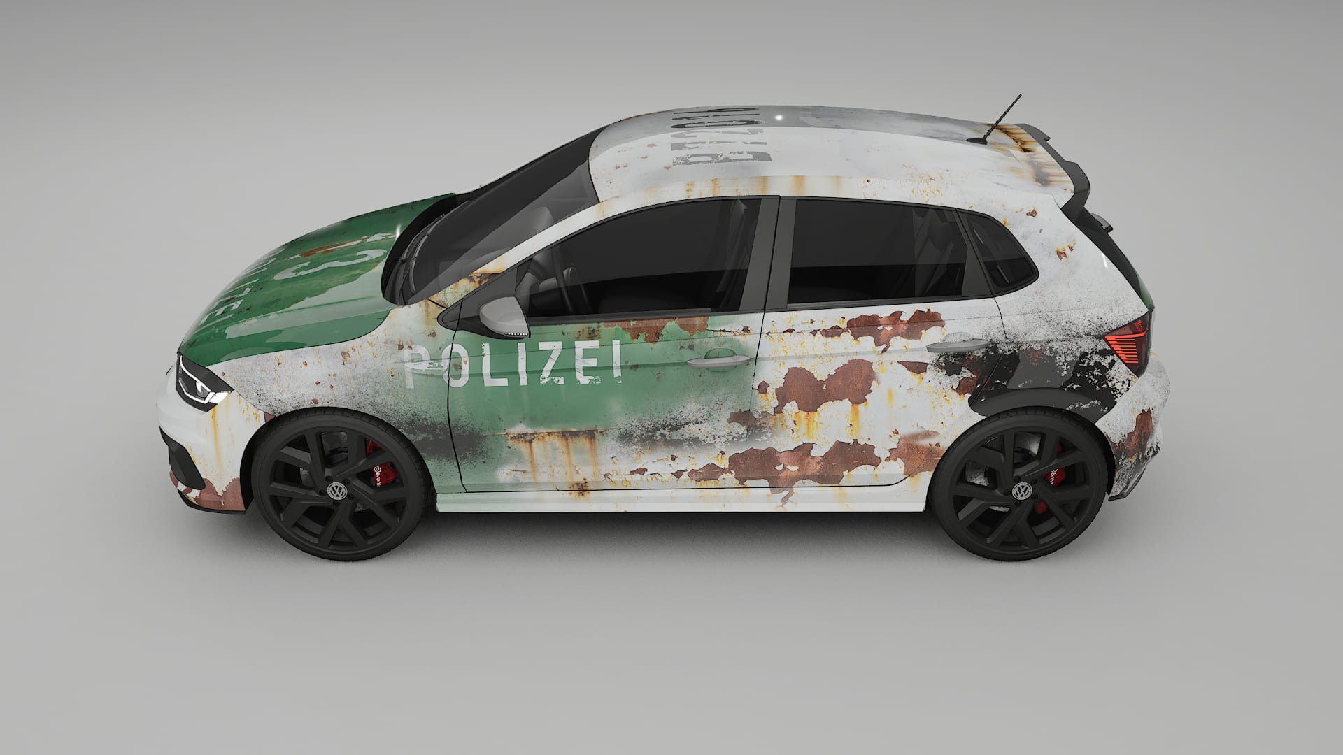 VW Polo GTI VI COBRA 11 – Designový Wrap PPF Fólie na auto - tisknutelný polyuretan
