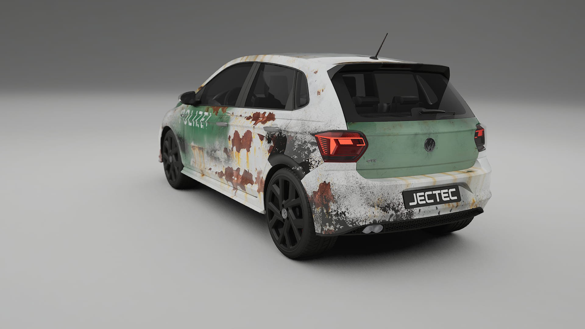 VW Polo GTI VI COBRA 11 – Designový Wrap PPF Fólie na auto - tisknutelný polyuretan