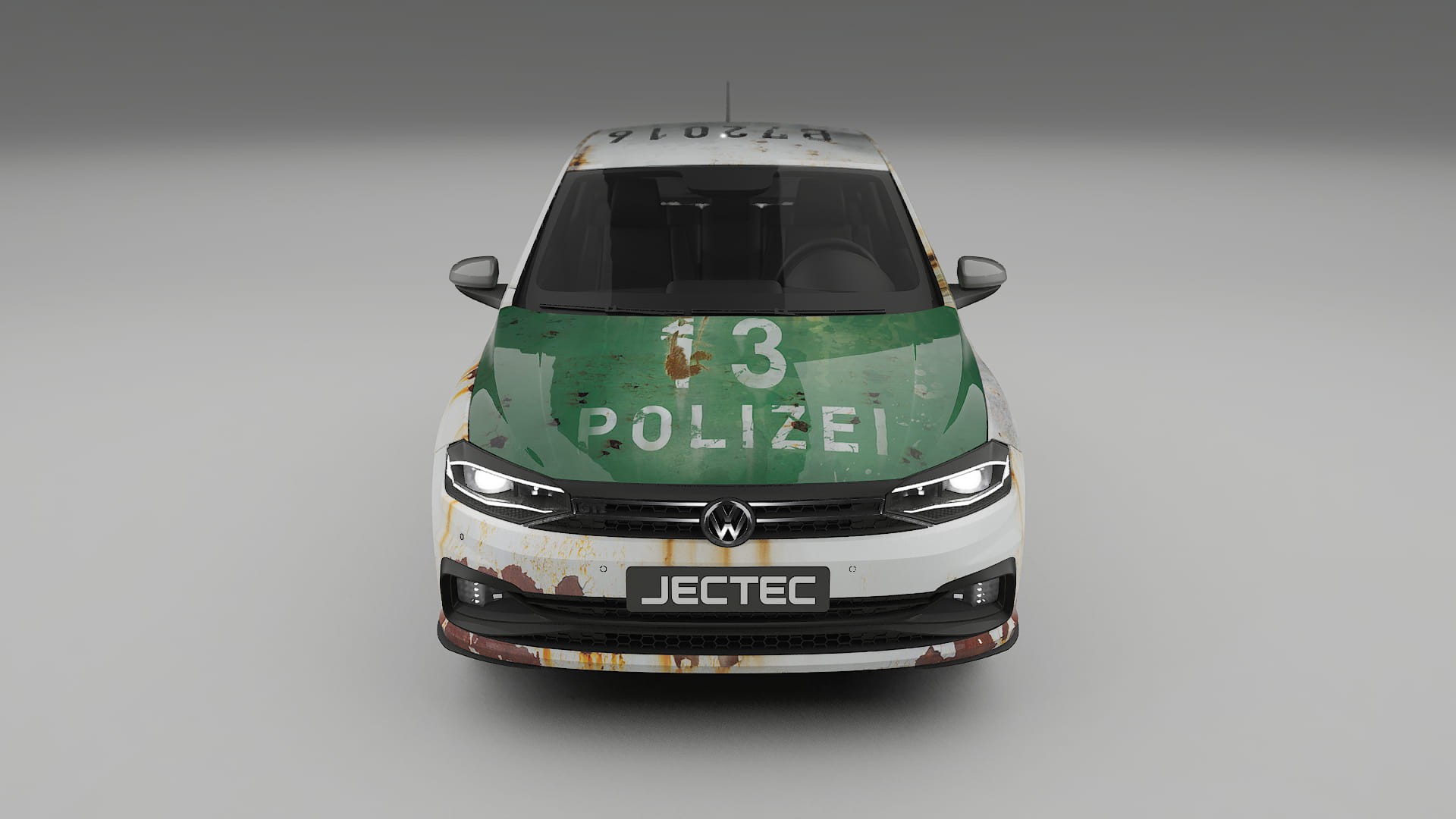 VW Polo GTI VI COBRA 11 – Designový Wrap PPF Fólie na auto - tisknutelný polyuretan