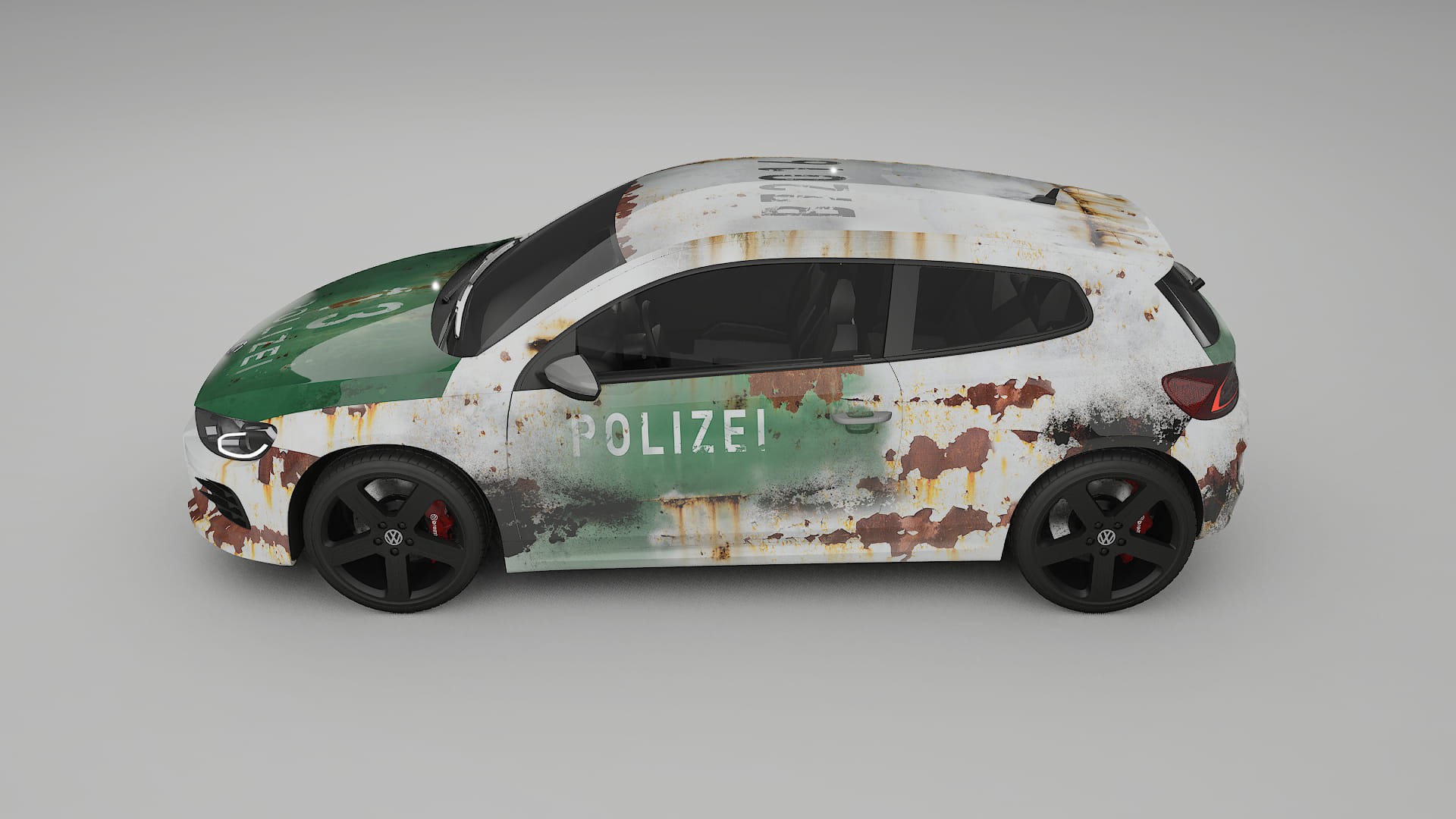 VW Scirocco R III COBRA 11 – Designový Wrap PPF Fólie na auto - tisknutelný polyuretan