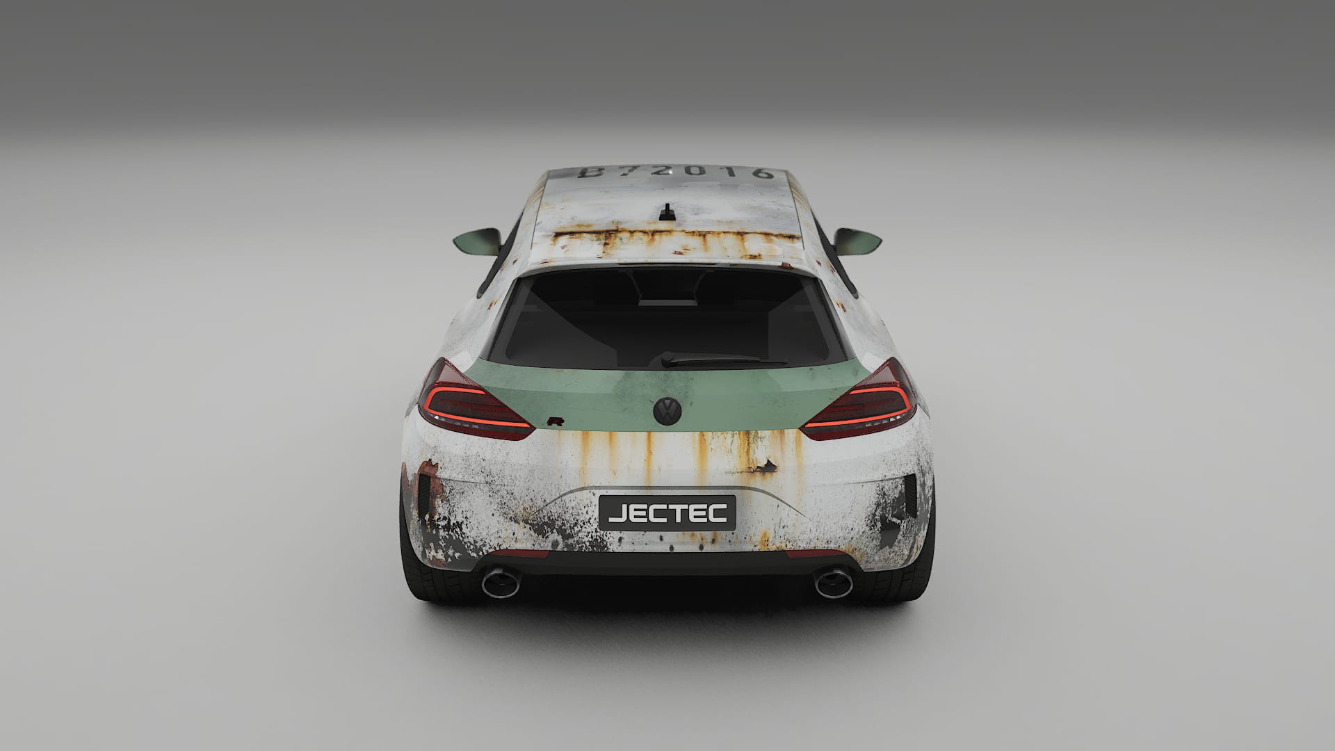 VW Scirocco R III COBRA 11 – Designový Wrap PPF Fólie na auto - tisknutelný polyuretan