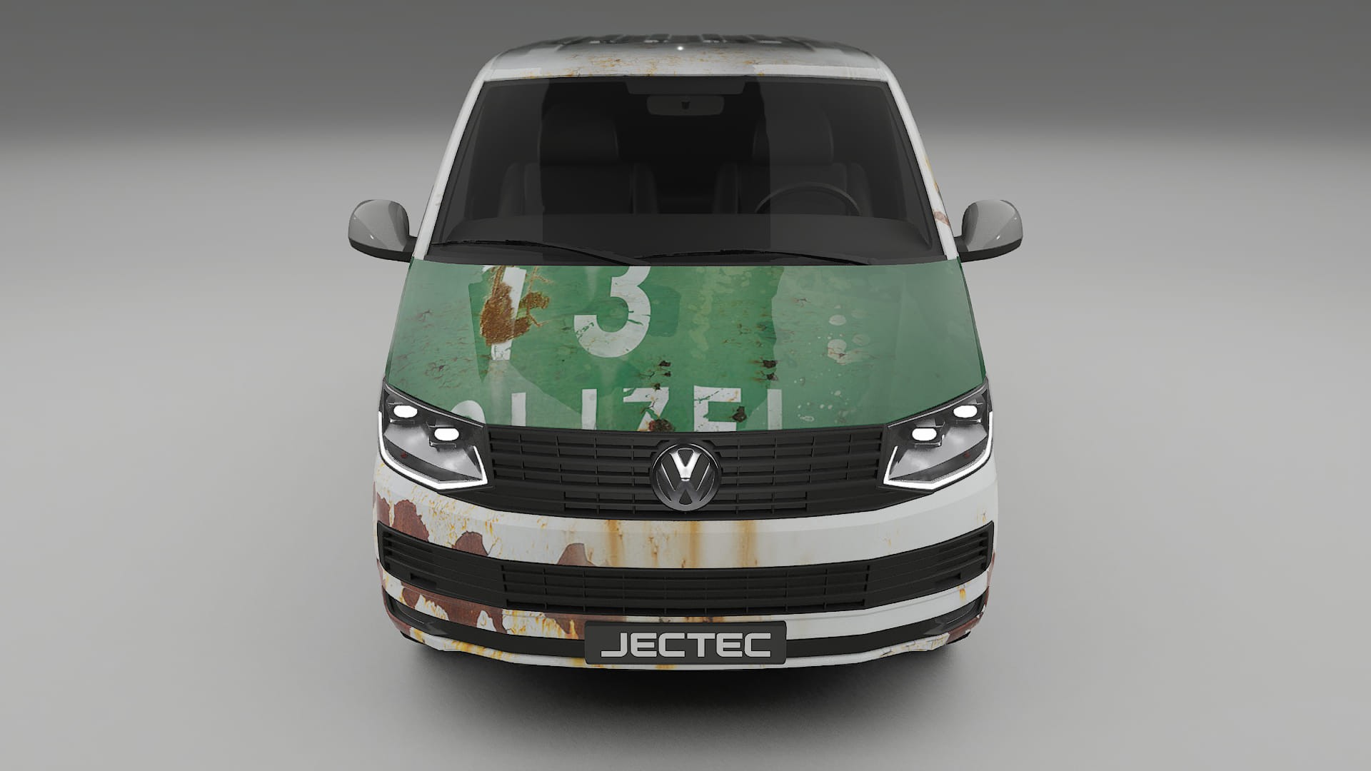 VW Transporter T6 Multivan COBRA 11 – Designový Wrap PPF Fólie na auto - tisknutelný polyuretan