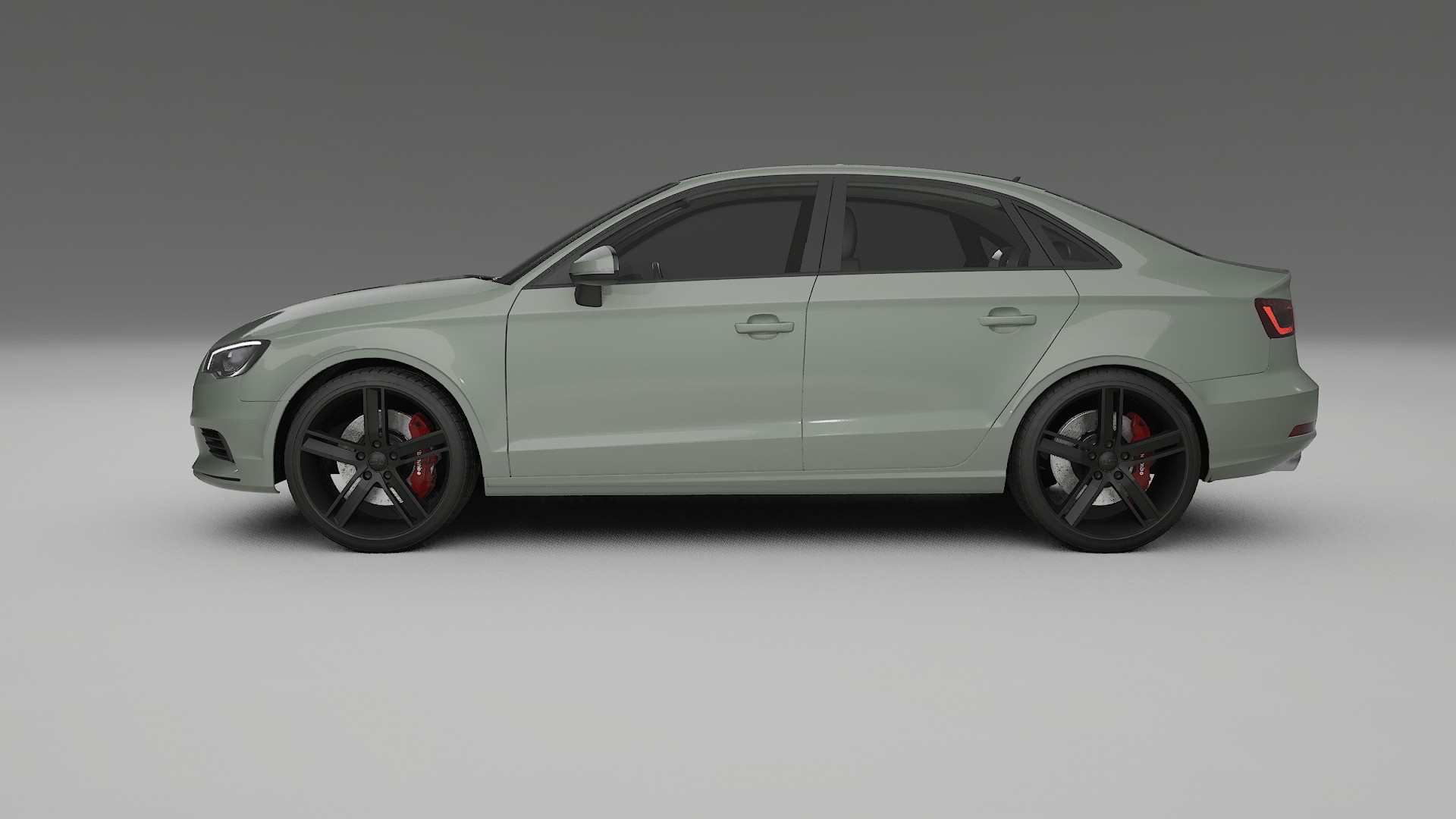 Audi A3 8V sedan prefacelift PPF Fólie | SLATE TPU PPF - kompletní pre-cut kit