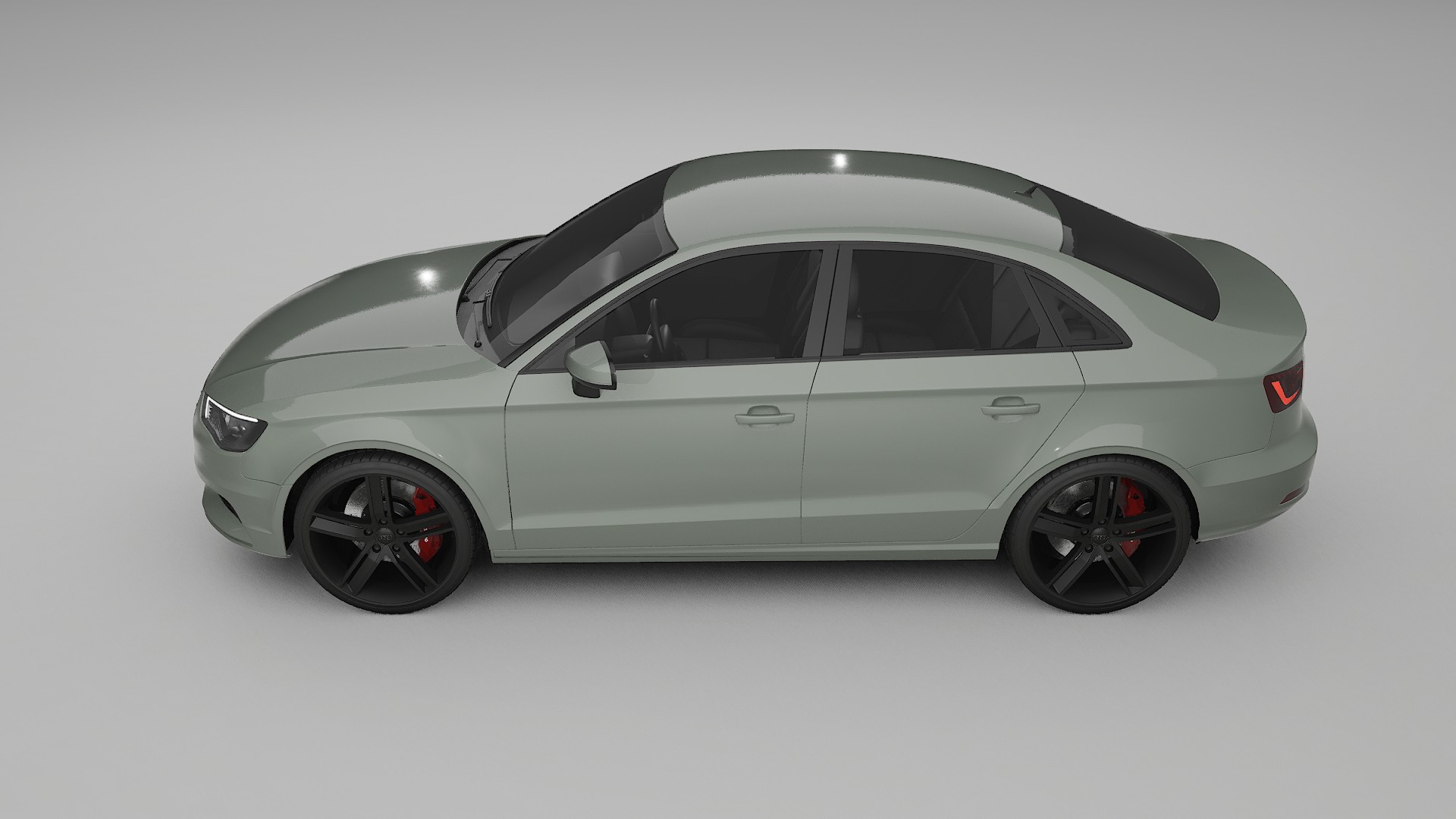 Audi A3 8V sedan prefacelift PPF Fólie | SLATE TPU PPF - kompletní pre-cut kit