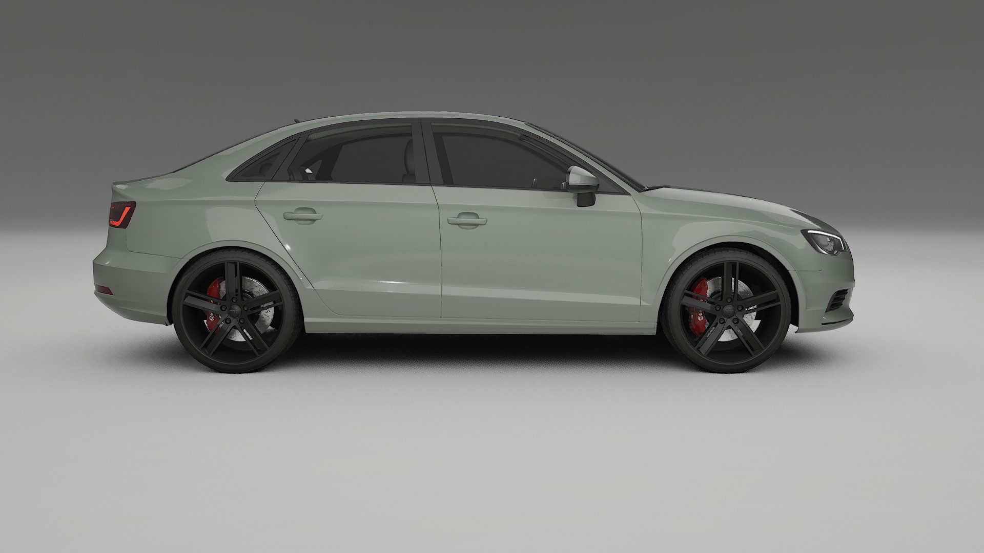Audi A3 8V sedan prefacelift PPF Fólie | SLATE TPU PPF - kompletní pre-cut kit