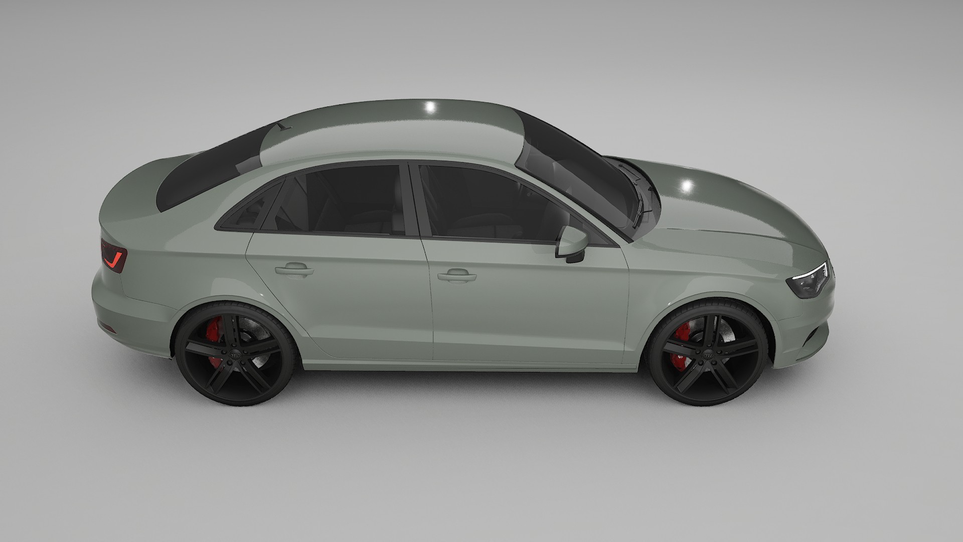 Audi A3 8V sedan prefacelift PPF Fólie | SLATE TPU PPF - kompletní pre-cut kit