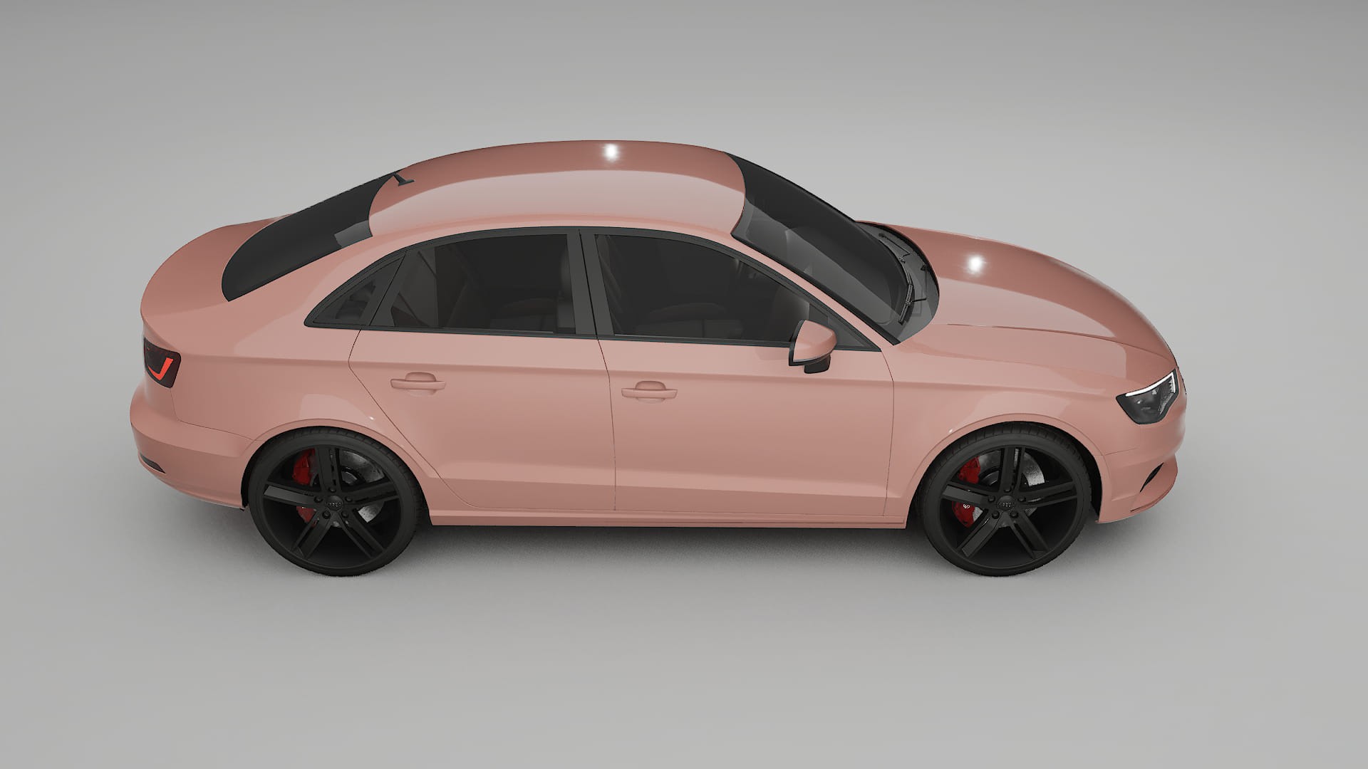 Audi A3 8V sedan prefacelift PPF Fólie | BLUSH TPU PPF - kompletní pre-cut kit