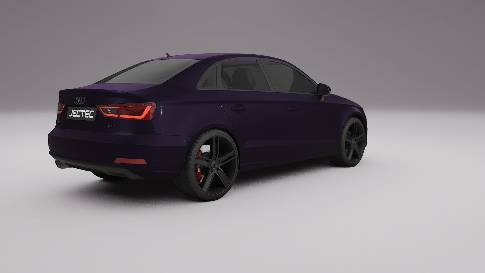Audi A3 8V sedan prefacelift PPF Fólie | VIOLET TPU PPF - kompletní pre-cut kit
