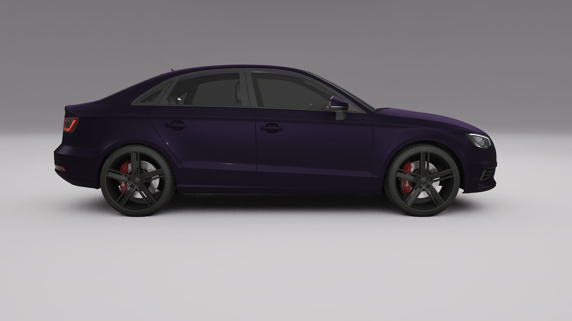 Audi A3 8V sedan prefacelift PPF Fólie | VIOLET TPU PPF - kompletní pre-cut kit