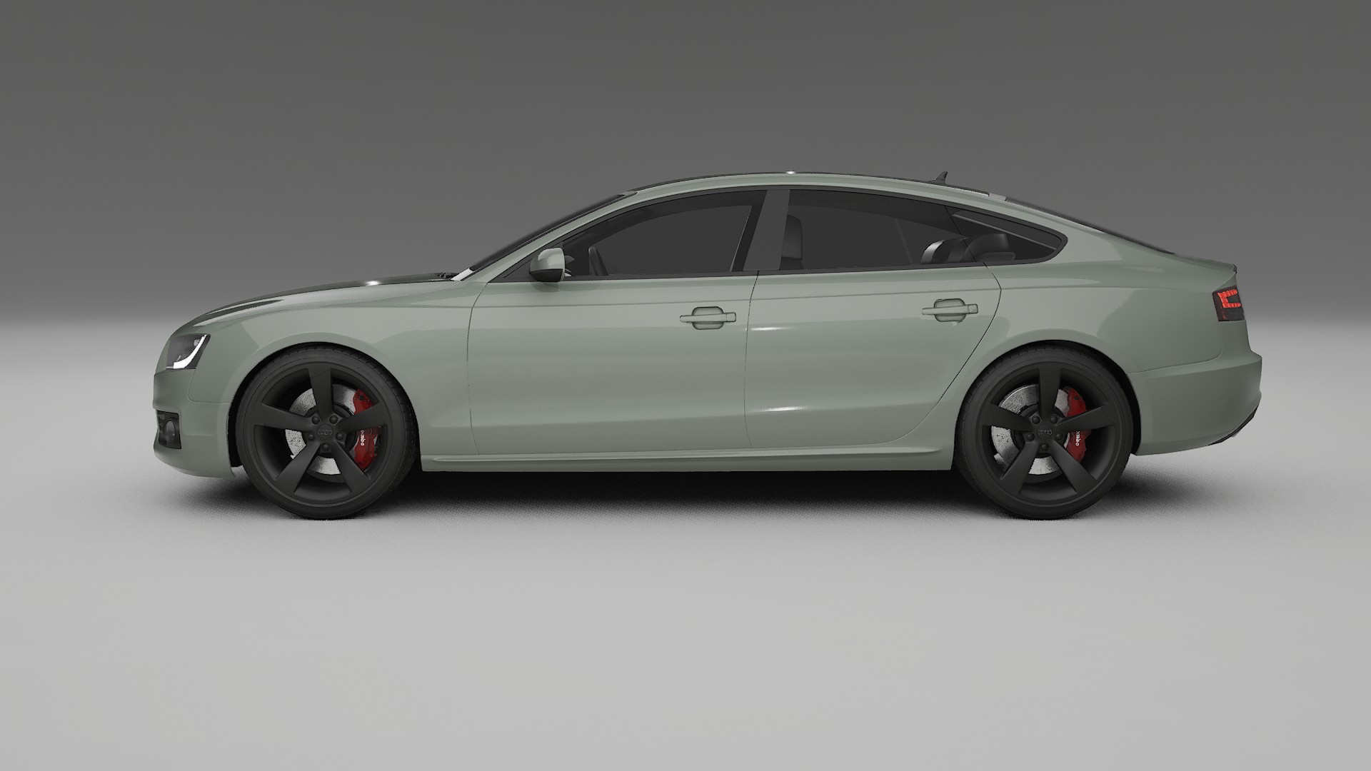 Audi A5 8T Sportback prefacelift PPF Fólie | SLATE TPU PPF - kompletní pre-cut kit