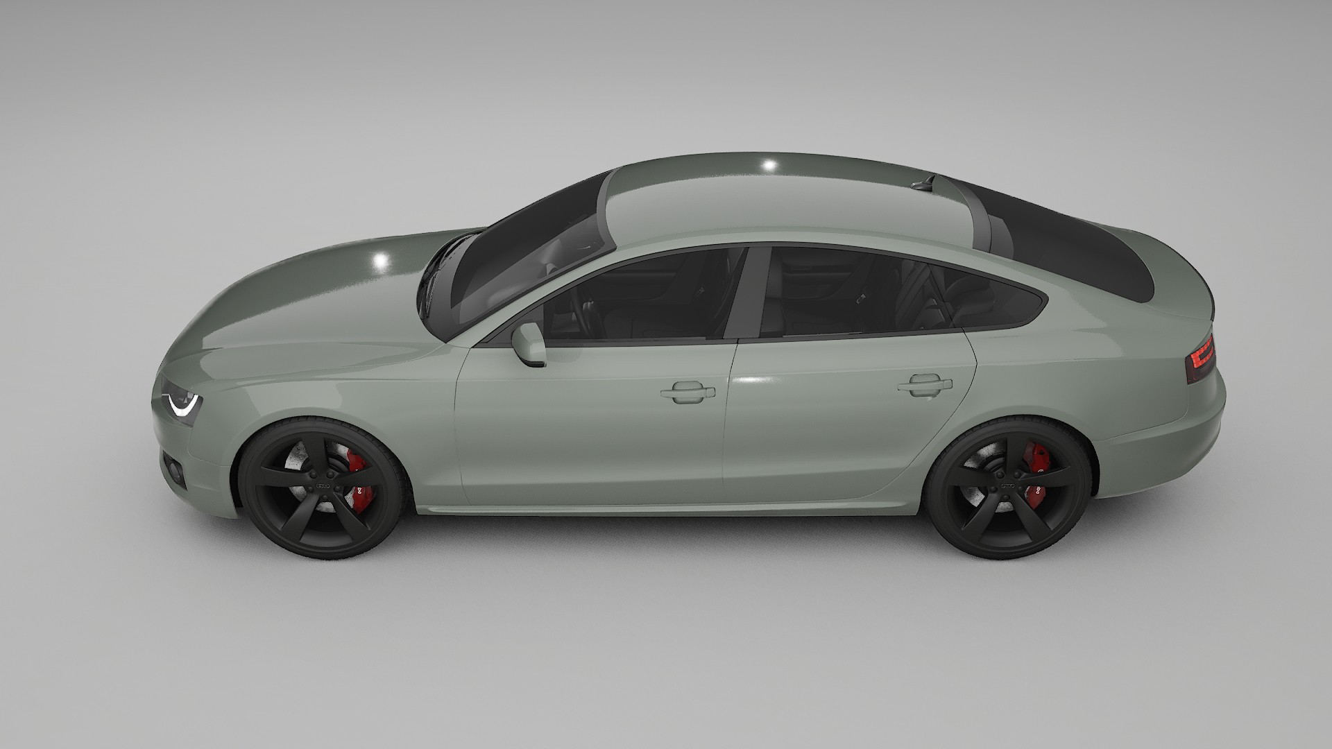 Audi A5 8T Sportback prefacelift PPF Fólie | SLATE TPU PPF - kompletní pre-cut kit