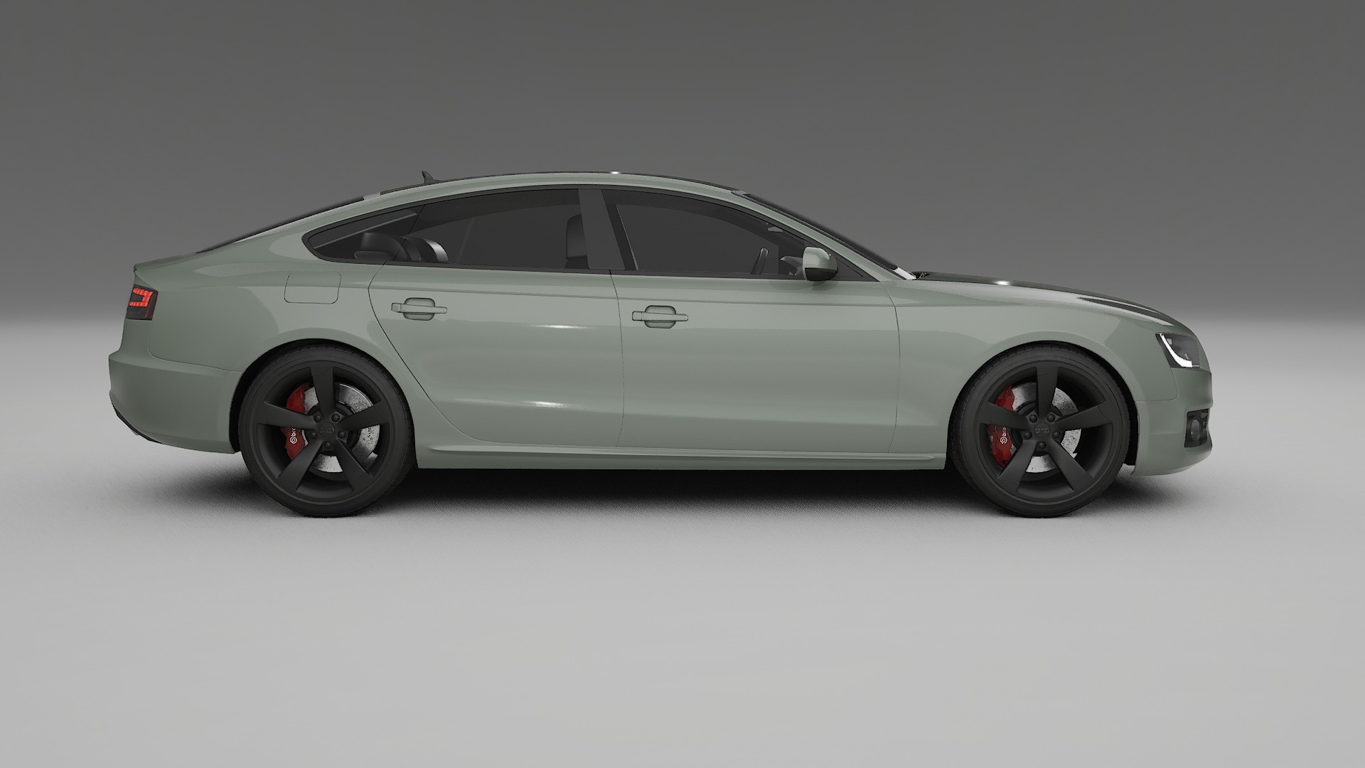 Audi A5 8T Sportback prefacelift PPF Fólie | SLATE TPU PPF - kompletní pre-cut kit