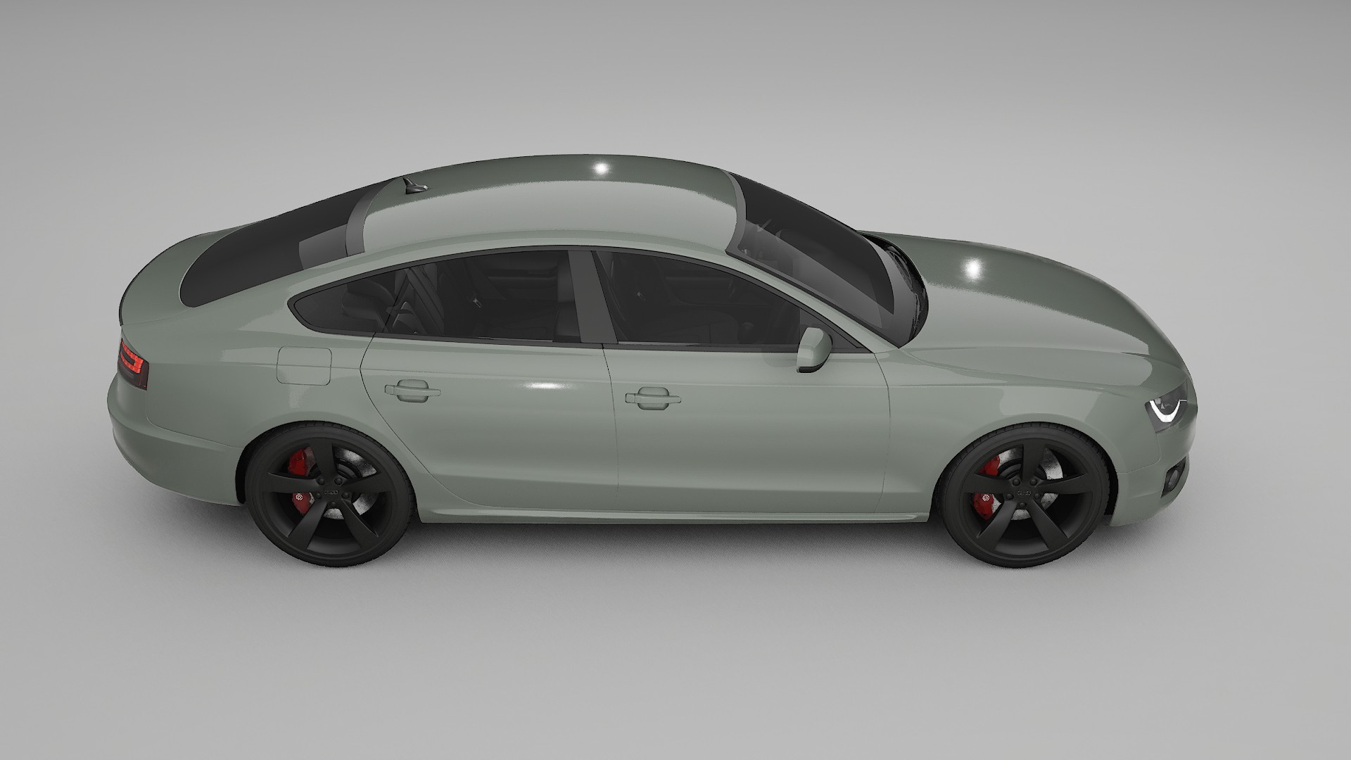 Audi A5 8T Sportback prefacelift PPF Fólie | SLATE TPU PPF - kompletní pre-cut kit