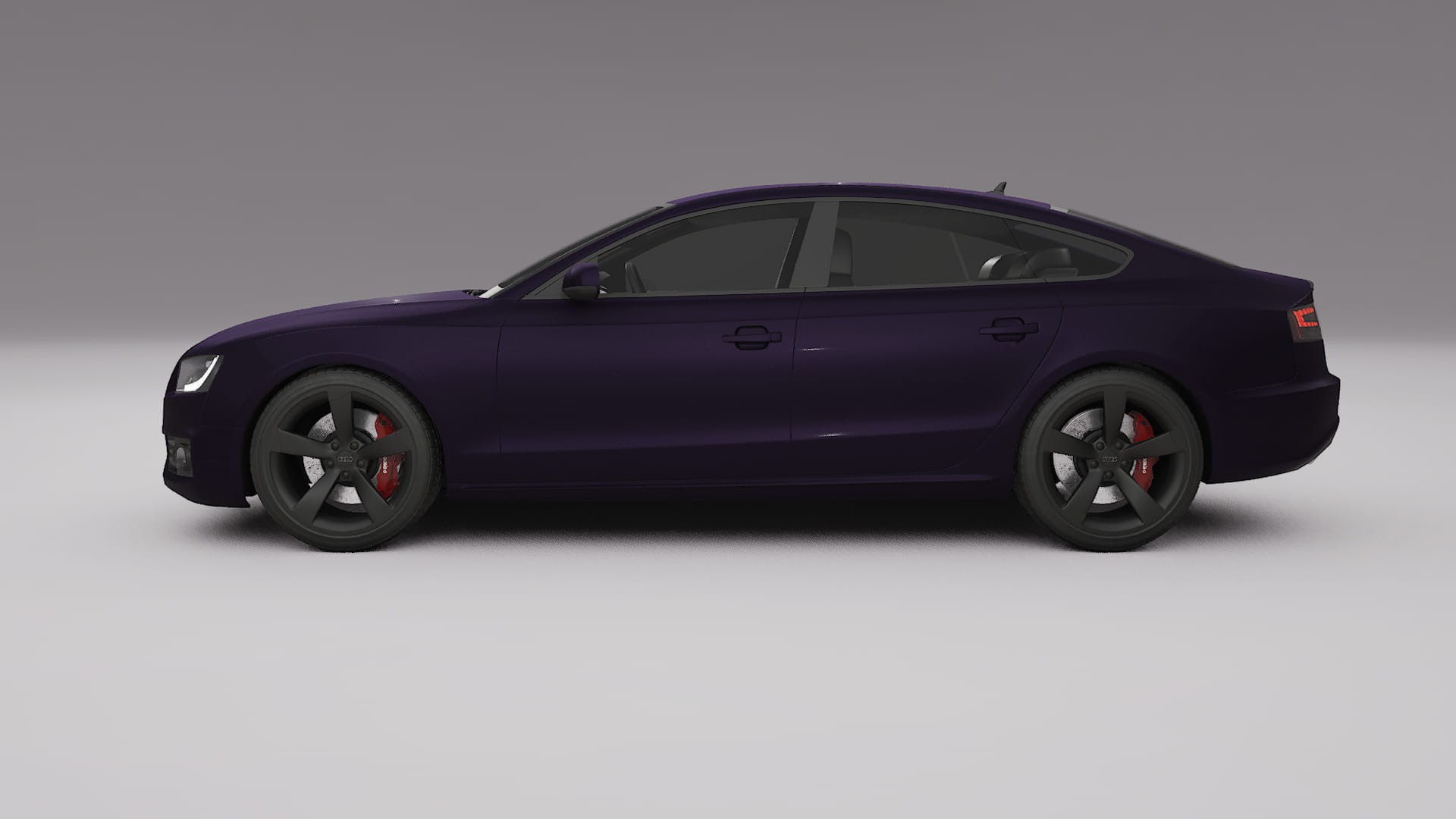 Audi A5 8T Sportback prefacelift PPF Fólie | VIOLET TPU PPF - kompletní pre-cut kit