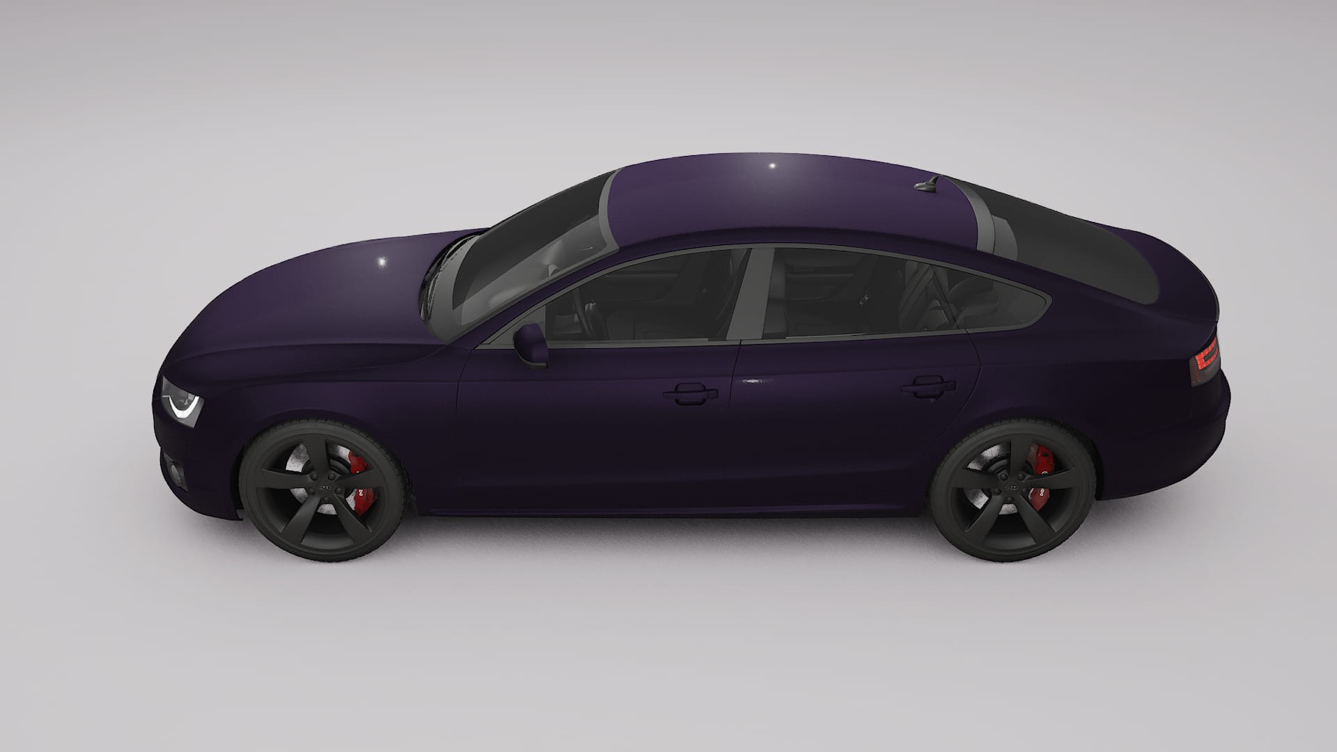 Audi A5 8T Sportback prefacelift PPF Fólie | VIOLET TPU PPF - kompletní pre-cut kit