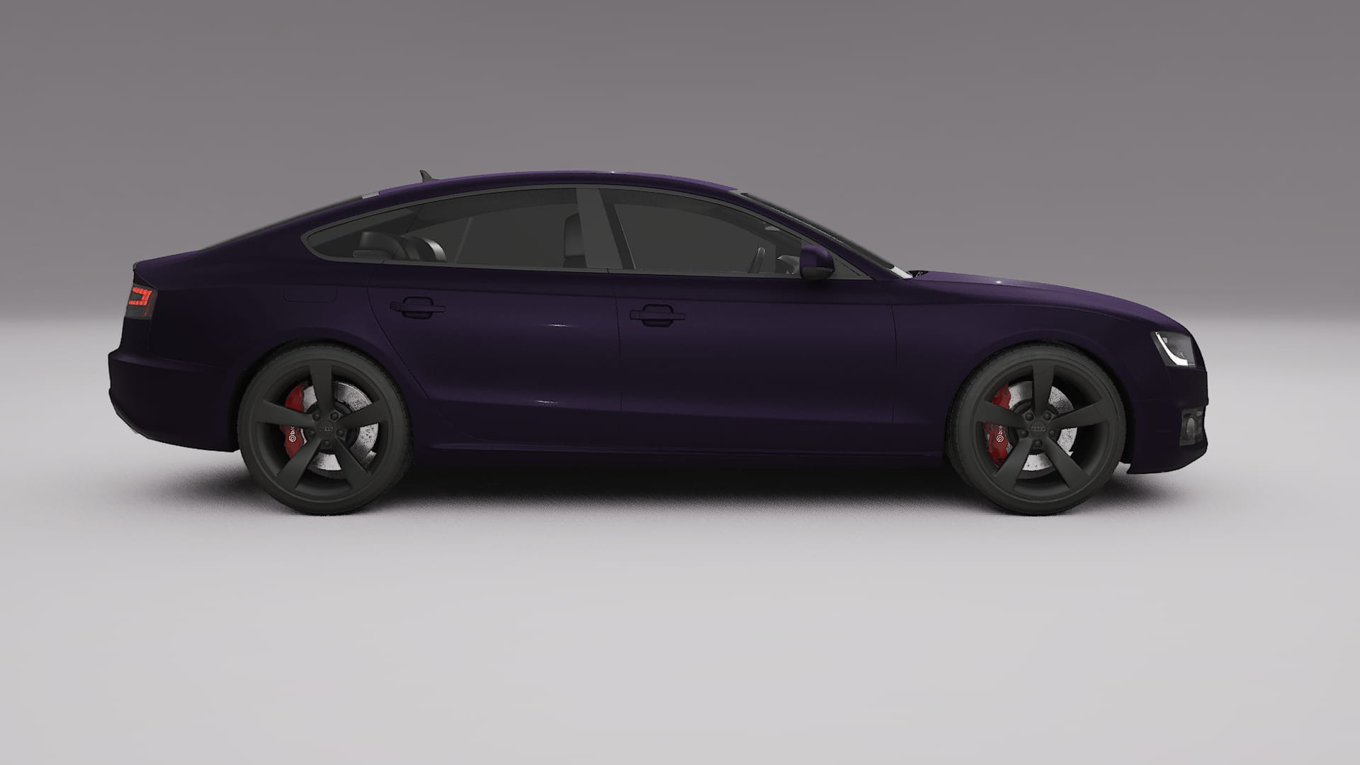 Audi A5 8T Sportback prefacelift PPF Fólie | VIOLET TPU PPF - kompletní pre-cut kit