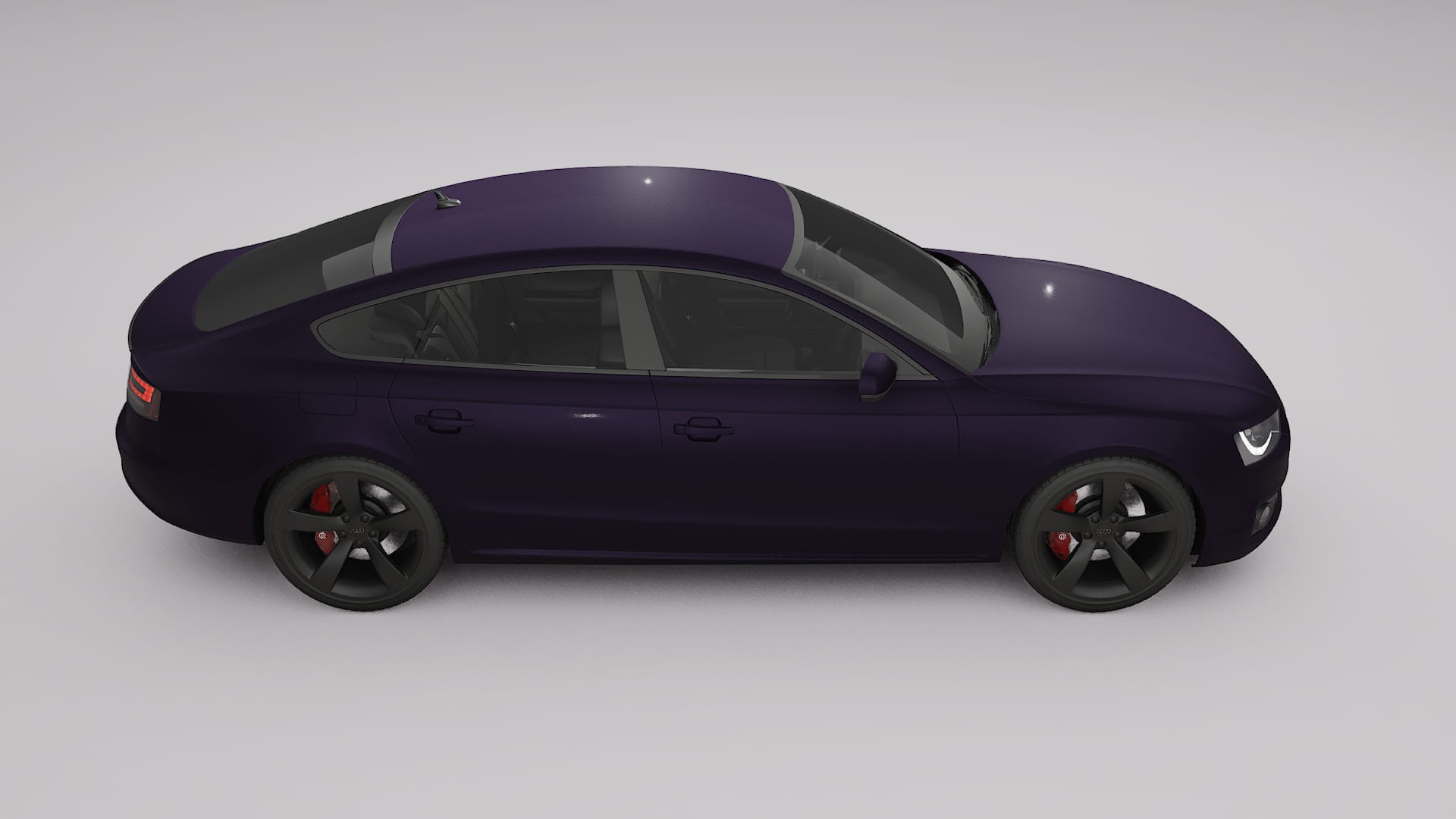 Audi A5 8T Sportback prefacelift PPF Fólie | VIOLET TPU PPF - kompletní pre-cut kit