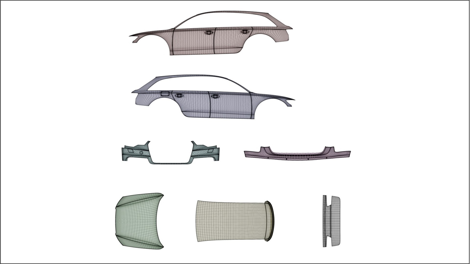 Audi A6 Allroad C7 prefacelift PPF Fólie | VENOM TPU PPF - kompletní pre-cut kit