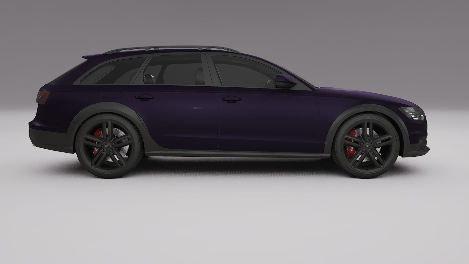 Audi A6 Allroad C7 prefacelift PPF Fólie | VIOLET TPU PPF - kompletní pre-cut kit