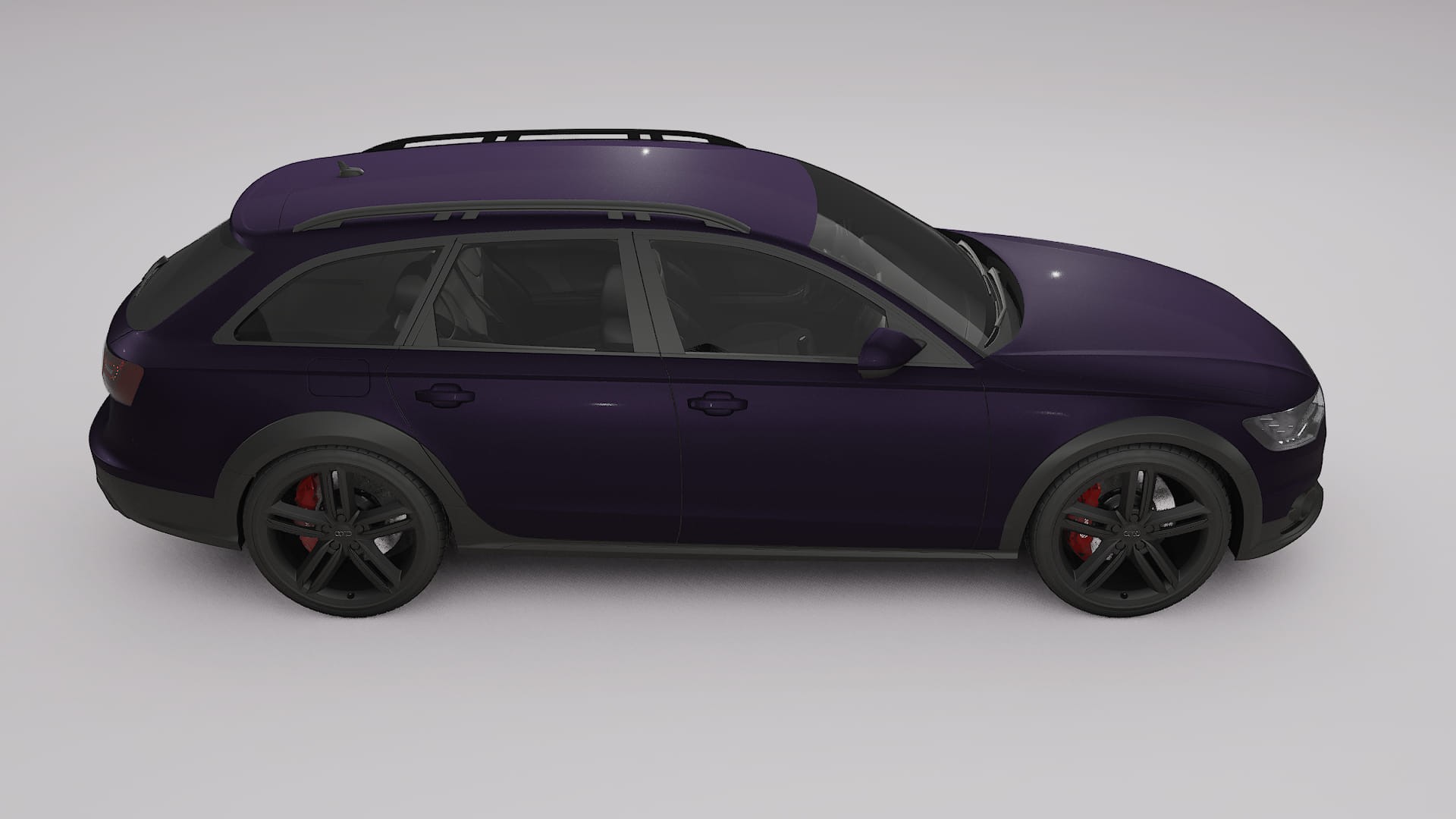Audi A6 Allroad C7 prefacelift PPF Fólie | VIOLET TPU PPF - kompletní pre-cut kit