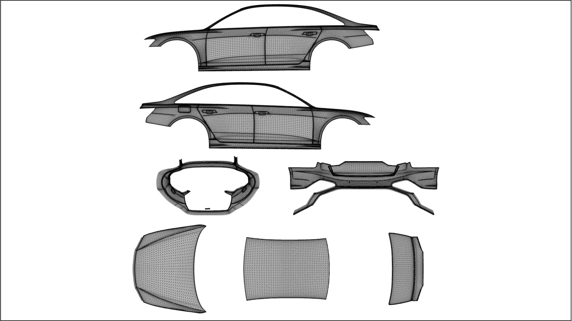 Audi A6 S-Line C8 PPF Fólie | LAGOON TPU PPF - kompletní pre-cut kit