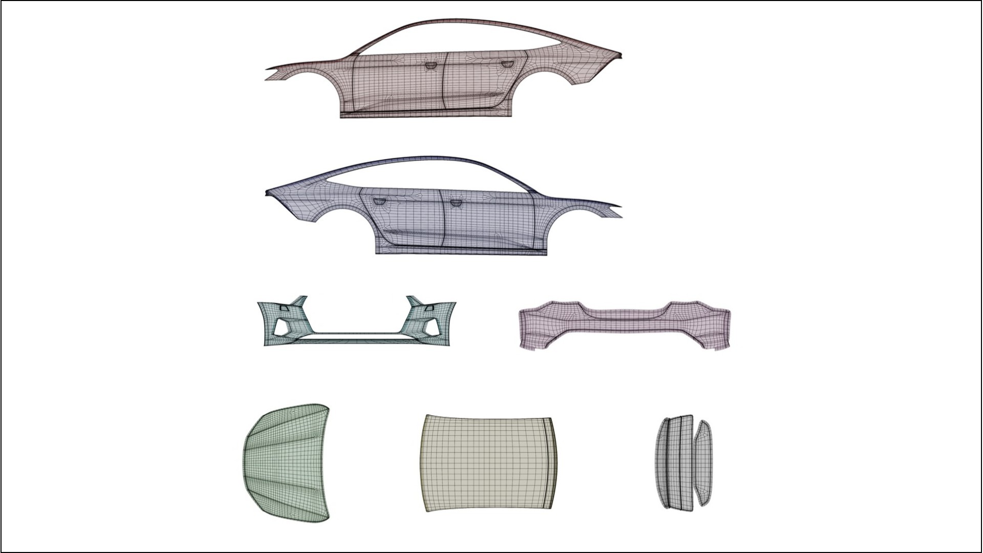 Audi A7 C8 Sportback prefacelift PPF Fólie | PEARL TPU PPF - kompletní pre-cut kit