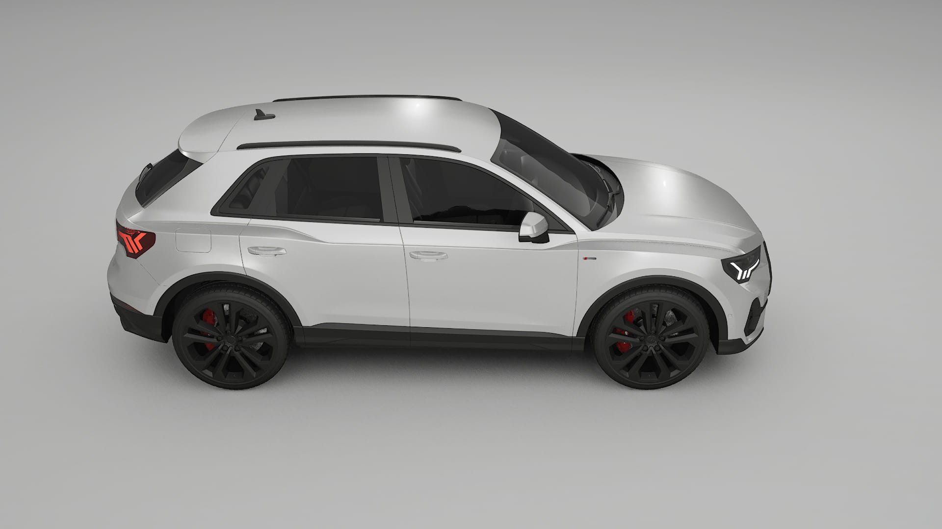 Audi Q3 S-Line F3 PPF Fólie | OPAL TPU PPF - kompletní pre-cut kit