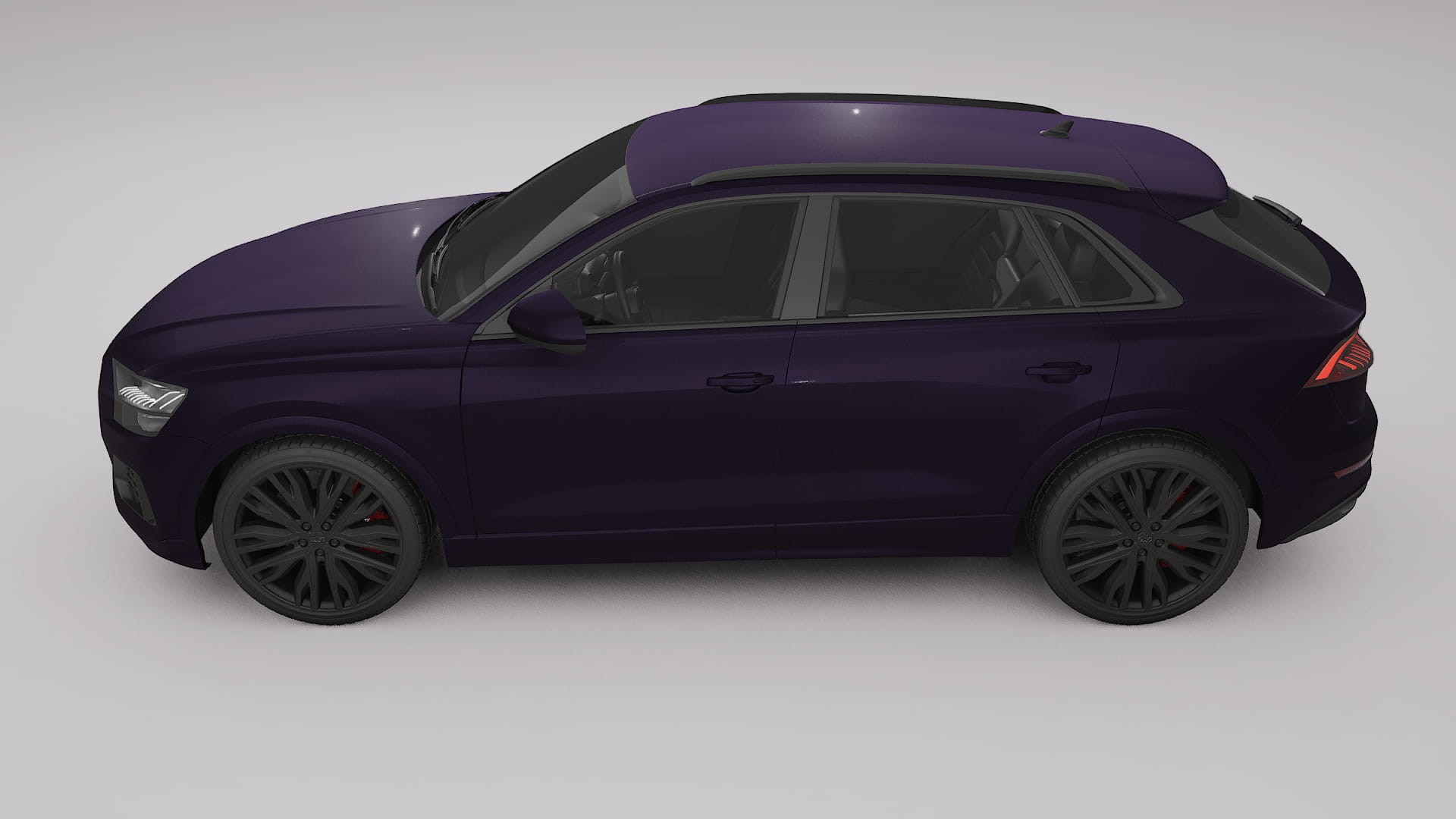 Audi Q8 F1 prefacelift PPF Fólie | VIOLET TPU PPF - kompletní pre-cut kit