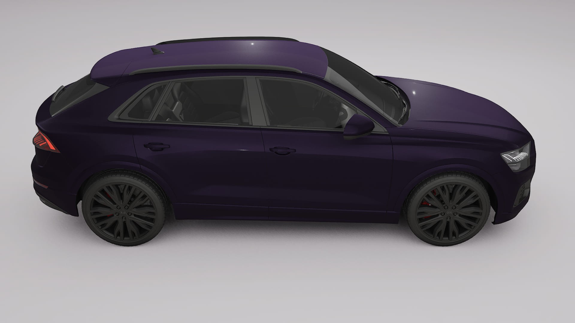 Audi Q8 F1 prefacelift PPF Fólie | VIOLET TPU PPF - kompletní pre-cut kit