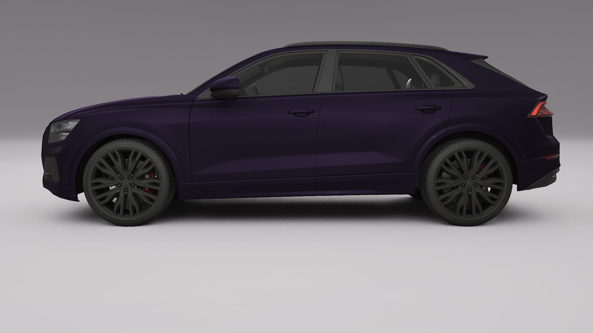 Audi Q8 F1 prefacelift PPF Fólie | VIOLET TPU PPF - kompletní pre-cut kit