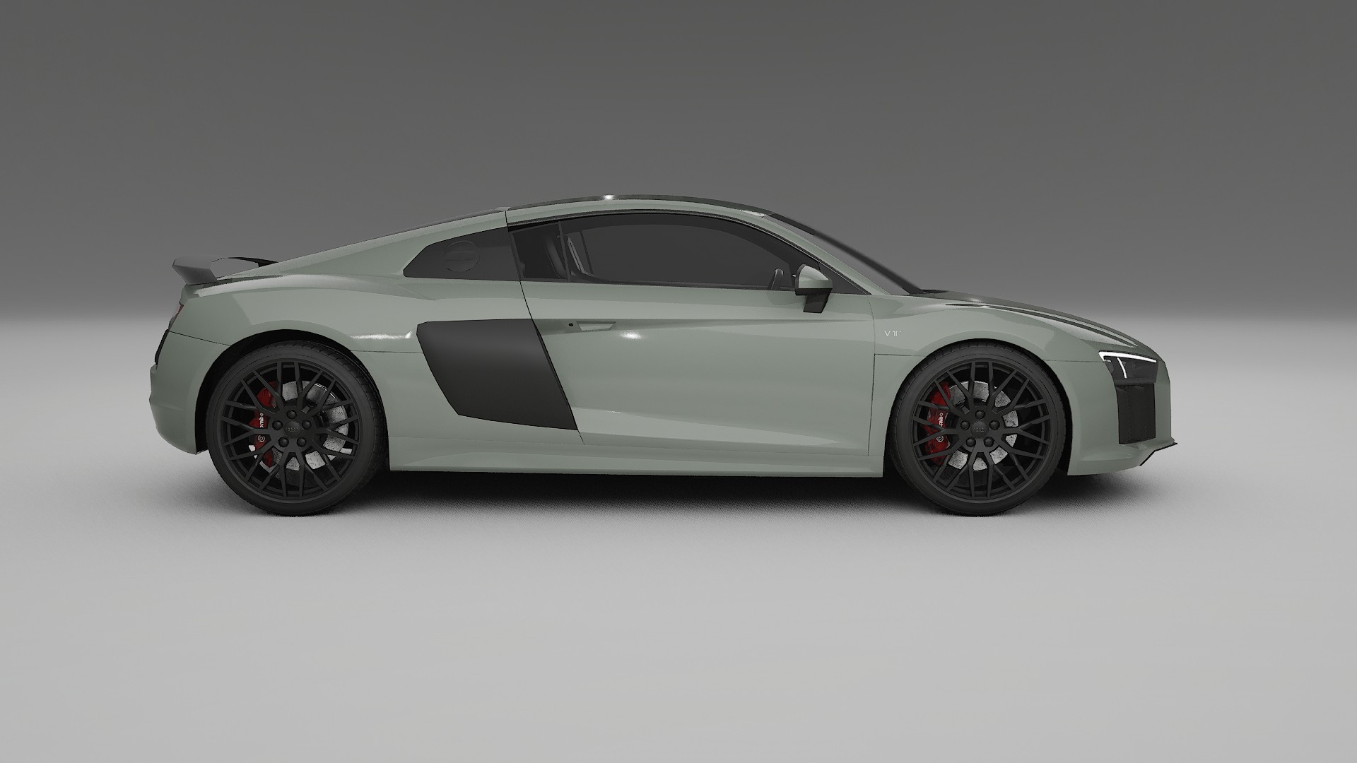 Audi R8 typ-4S prefacelift PPF Fólie | SLATE TPU PPF - kompletní pre-cut kit