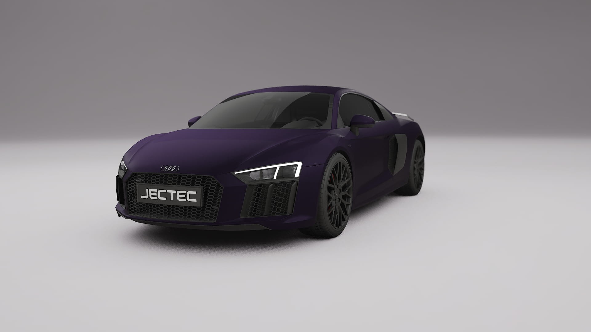Audi R8 typ-4S prefacelift PPF Fólie | VIOLET TPU PPF - kompletní pre-cut kit